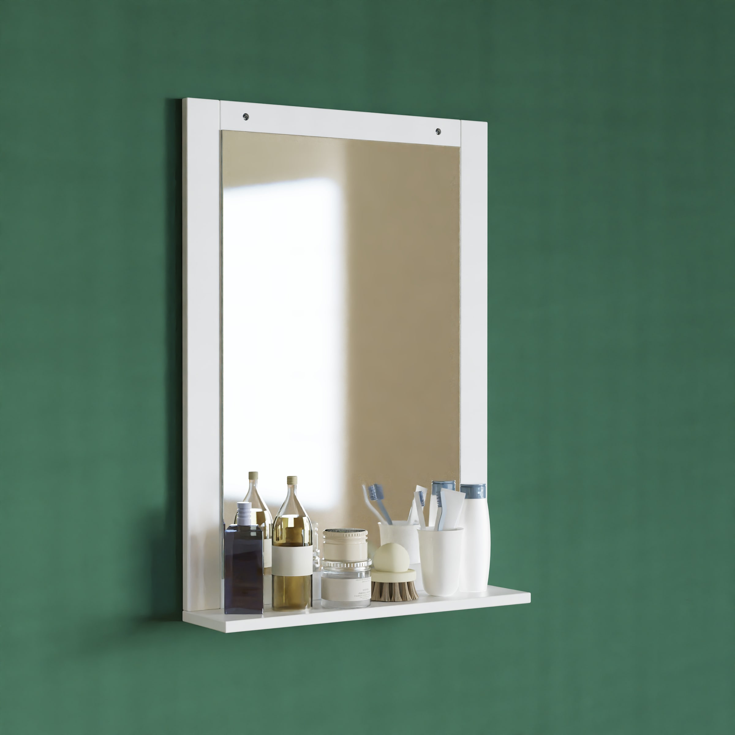 VCM Badspiegel »Holz Badspiegel Wandspiegel Hängespiegel Flonali«