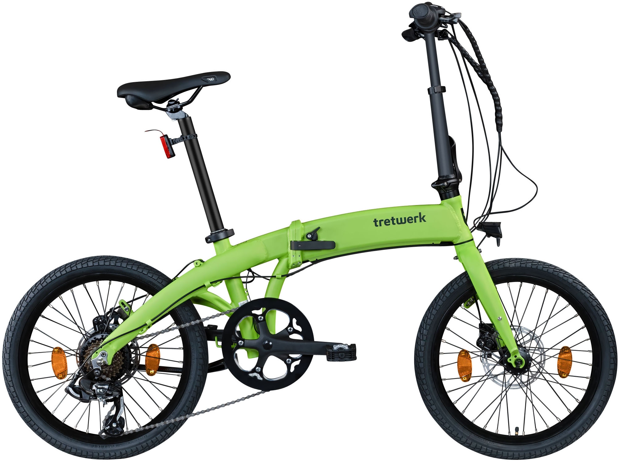 Tretwerk Akimbo Plus E Bike 20 Zoll Klapprad Elektrofahrrad 360Wh 155 - 190 cm Pedelec Klappfahrrad 8 Gang