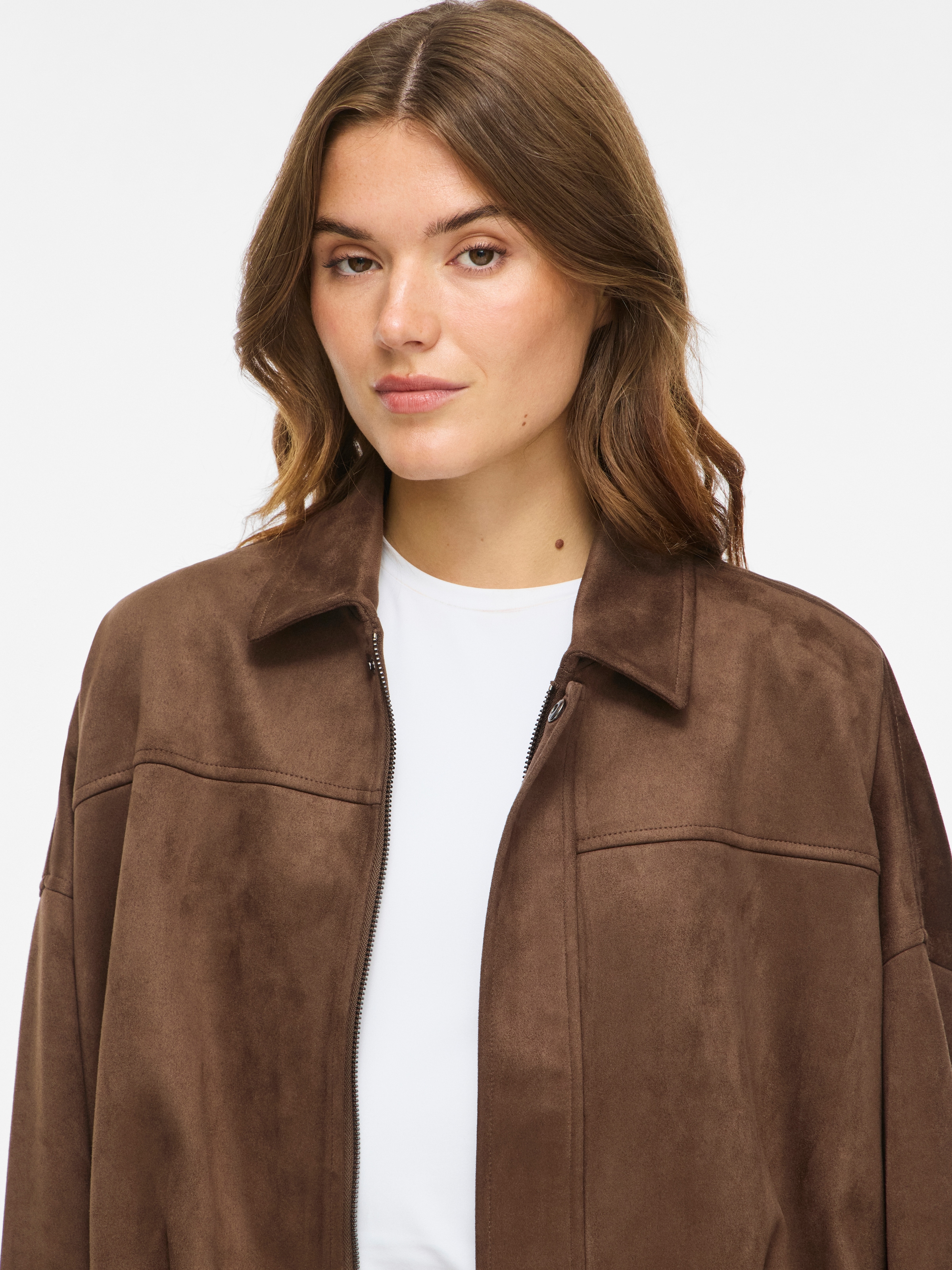 Vila Kurzjacke »VIVIRAL L/S JACKET - NOOS« Materialmix, Blousonform