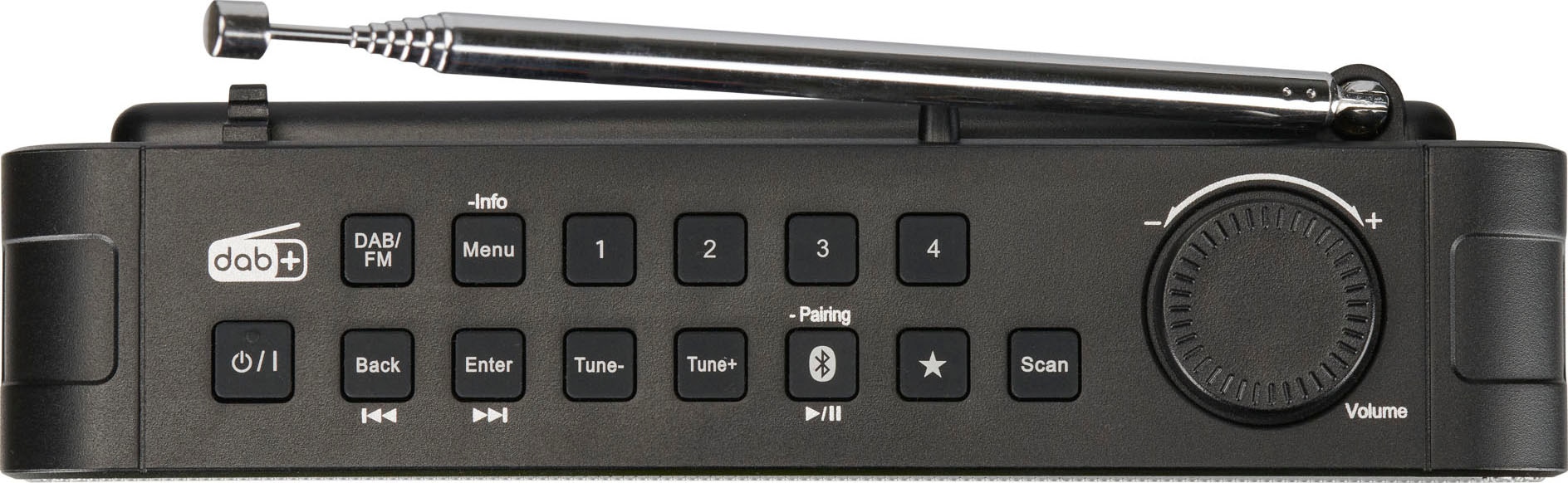 Panasonic Digitalradio (DAB+) mit Jahre W) 3 (Bluetooth (DAB+)-UKW 3 UNIVERSAL | RDS-FM-Tuner »D15«, Digitalradio XXL Garantie