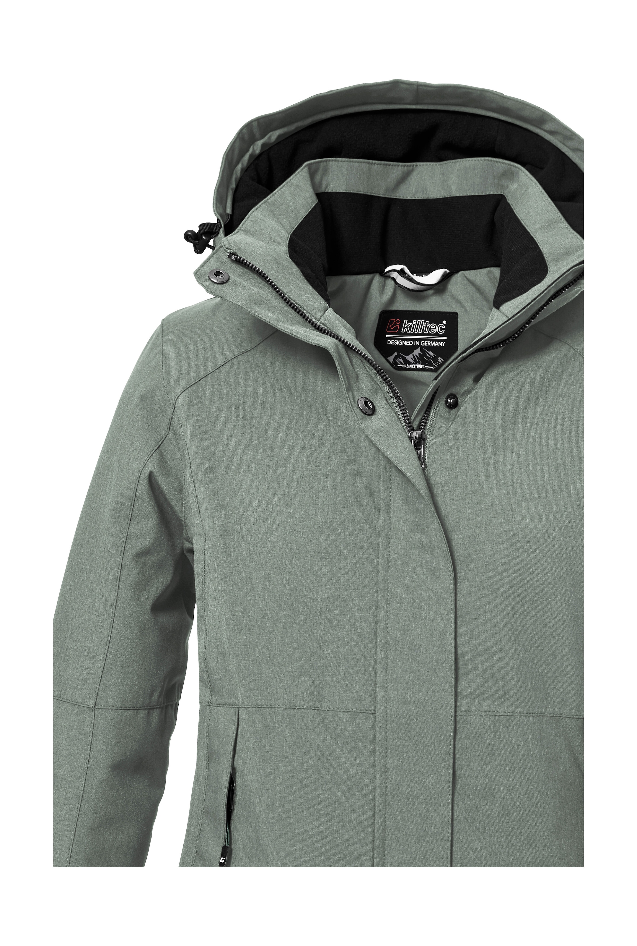 Killtec Outdoorjacke »KOW 37 WMN JCKT« Wasserdichte Damen Funktionsjacke mit abnehmbarer Kapuze