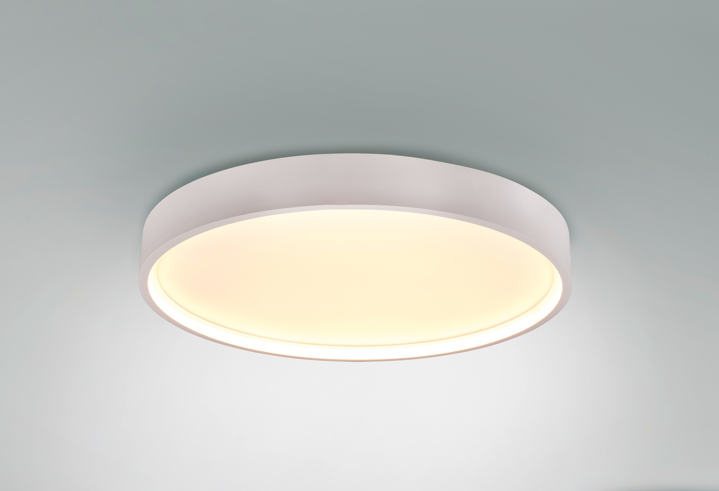 TRIO Leuchten LED Deckenleuchte »DOHA, Deckenlampe 29W 3260 Lumen Lichtfarbe einstellbar 2300-4000K«, 1 flammig, Leuchtmittel LED-Board | LED fest integriert, indirektes Licht getrennt schaltbar als Wandlampe und Deckenlampe mögl