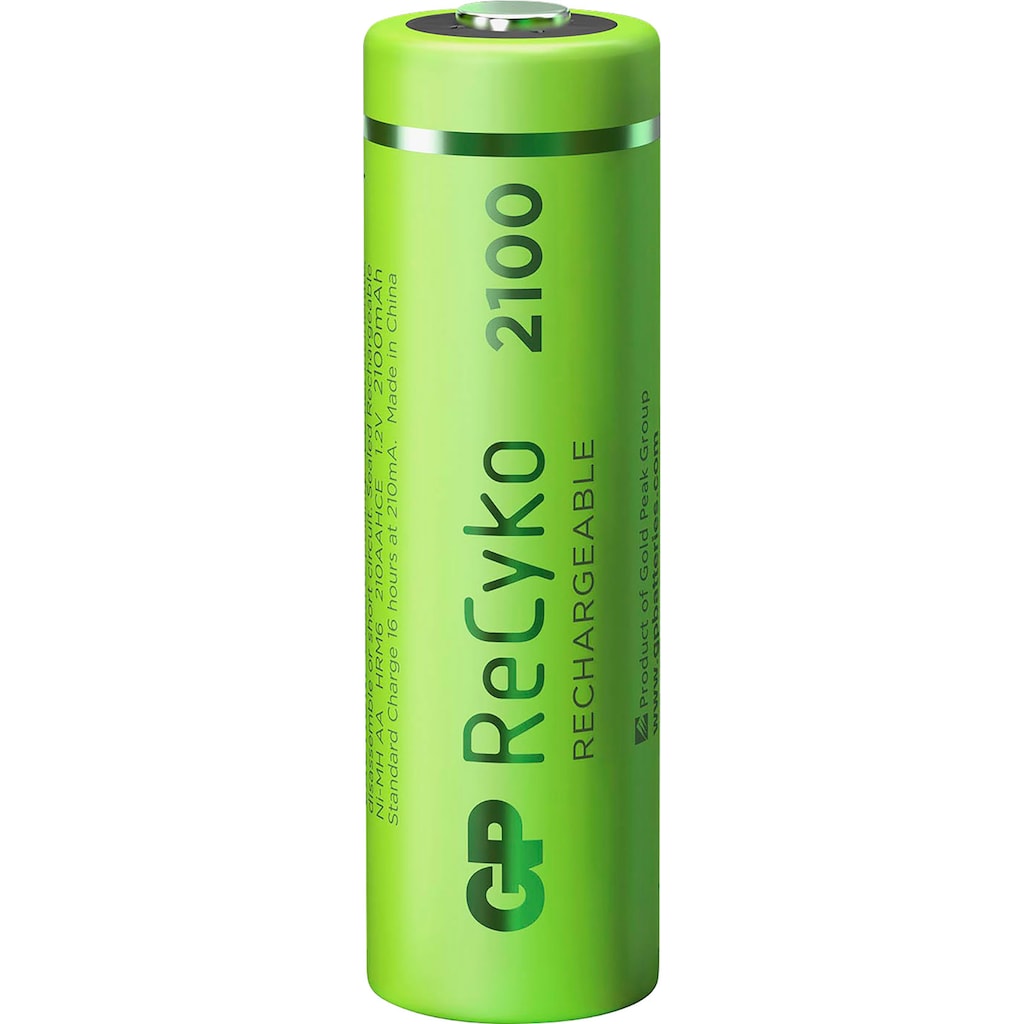 GP Batteries Batterie »2er-Pack ReCyko 210AAHC«, (2 St.)