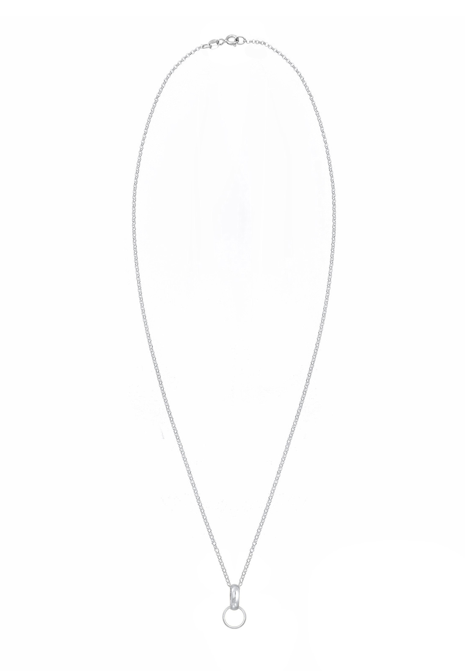 Nenalina Kette mit Anhänger »Halskette Charm Kette mit Carrier 925 Silber«