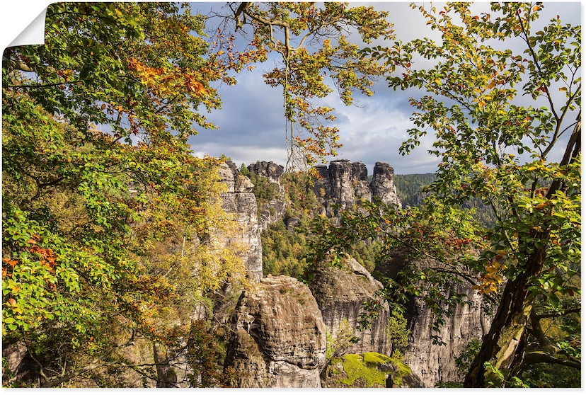 Artland Wandbild »Einsamer Bauernhof«, Berge & Alpenbilder, (1 St.), als  Alubild, Leinwandbild, Wandaufkleber oder Poster in versch. Größen auf  Rechnung kaufen