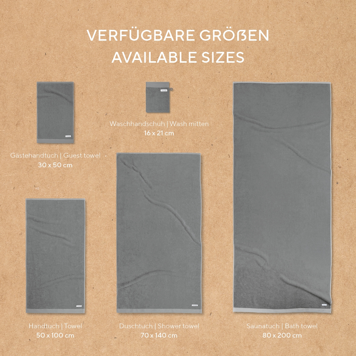 TOM TAILOR HOME Gästehandtuch »Gästehandtuch COLOR BATH«, (6 St., 6er Set Gästehandtücher 30 x 50cm)