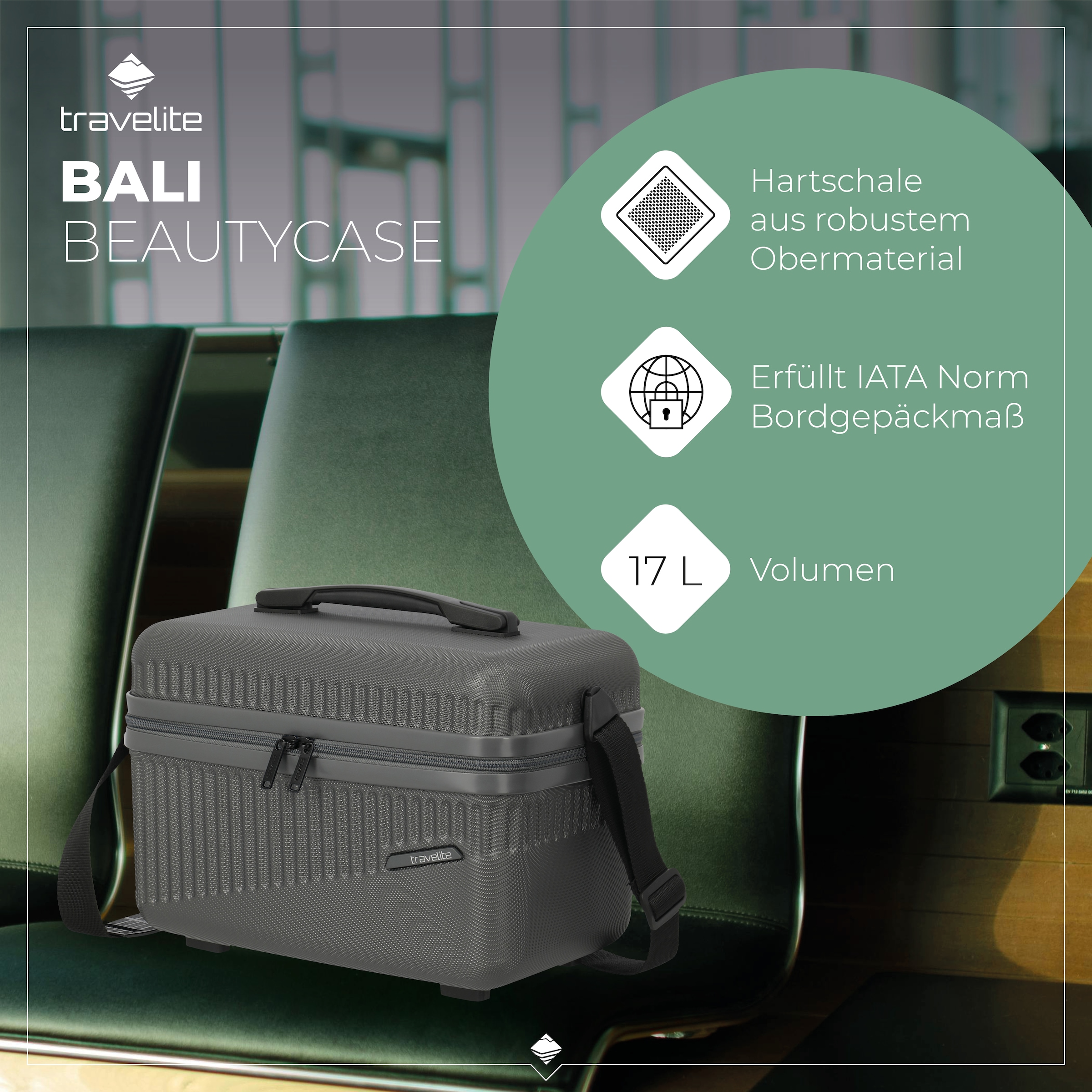 travelite Beautycase »BALI Kosmetikkoffer« mit Aufsteckfunktion und Organizer – ideal für Reise und Alltag