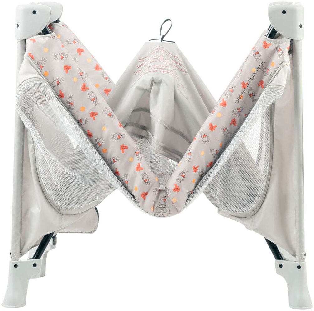 Hauck Baby-Reisebett »Dream N Play Plus, Disney Pooh Friends Beige«