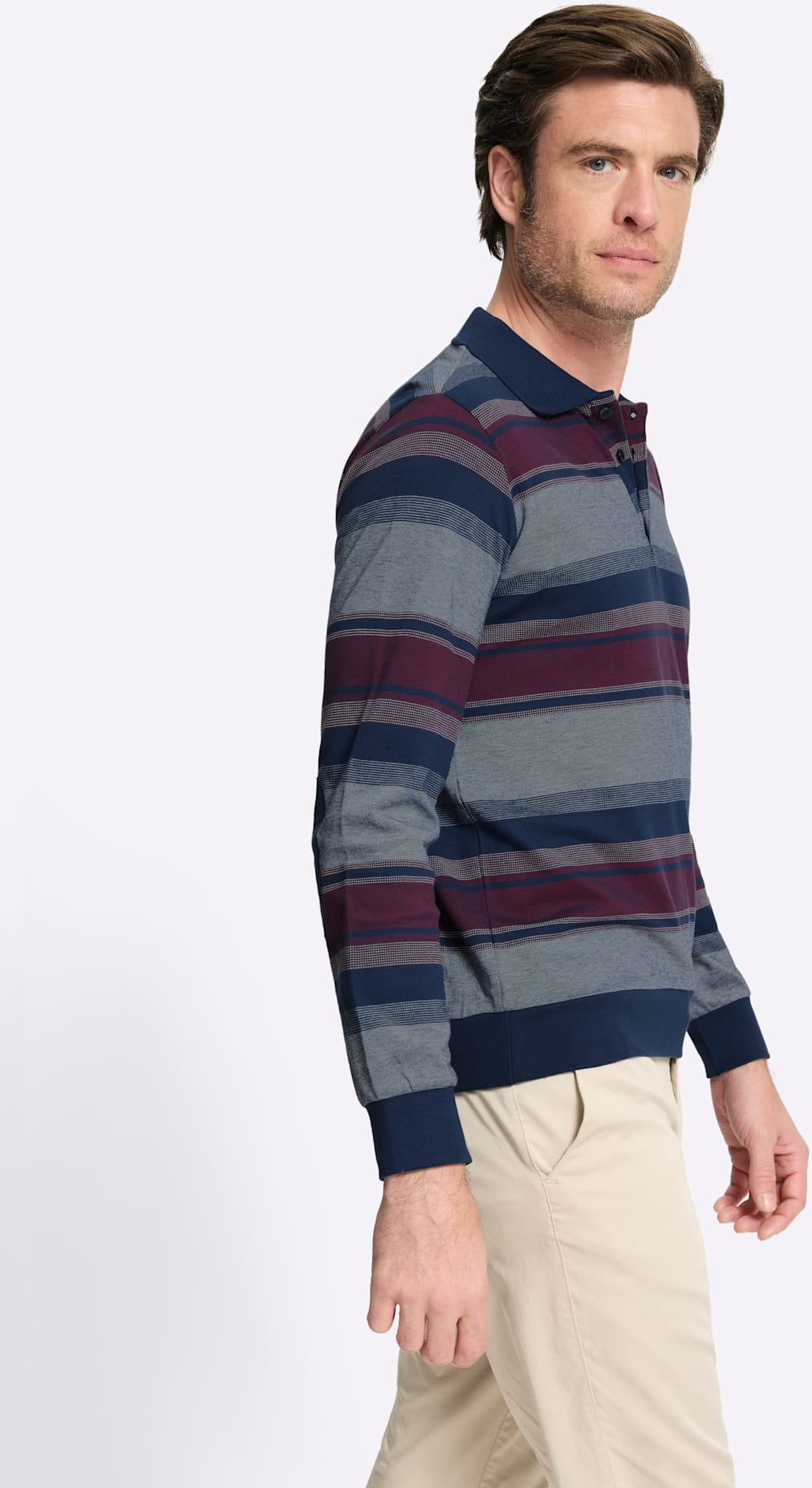 Marco Donati Poloshirt »Langarm-Shirt« 1