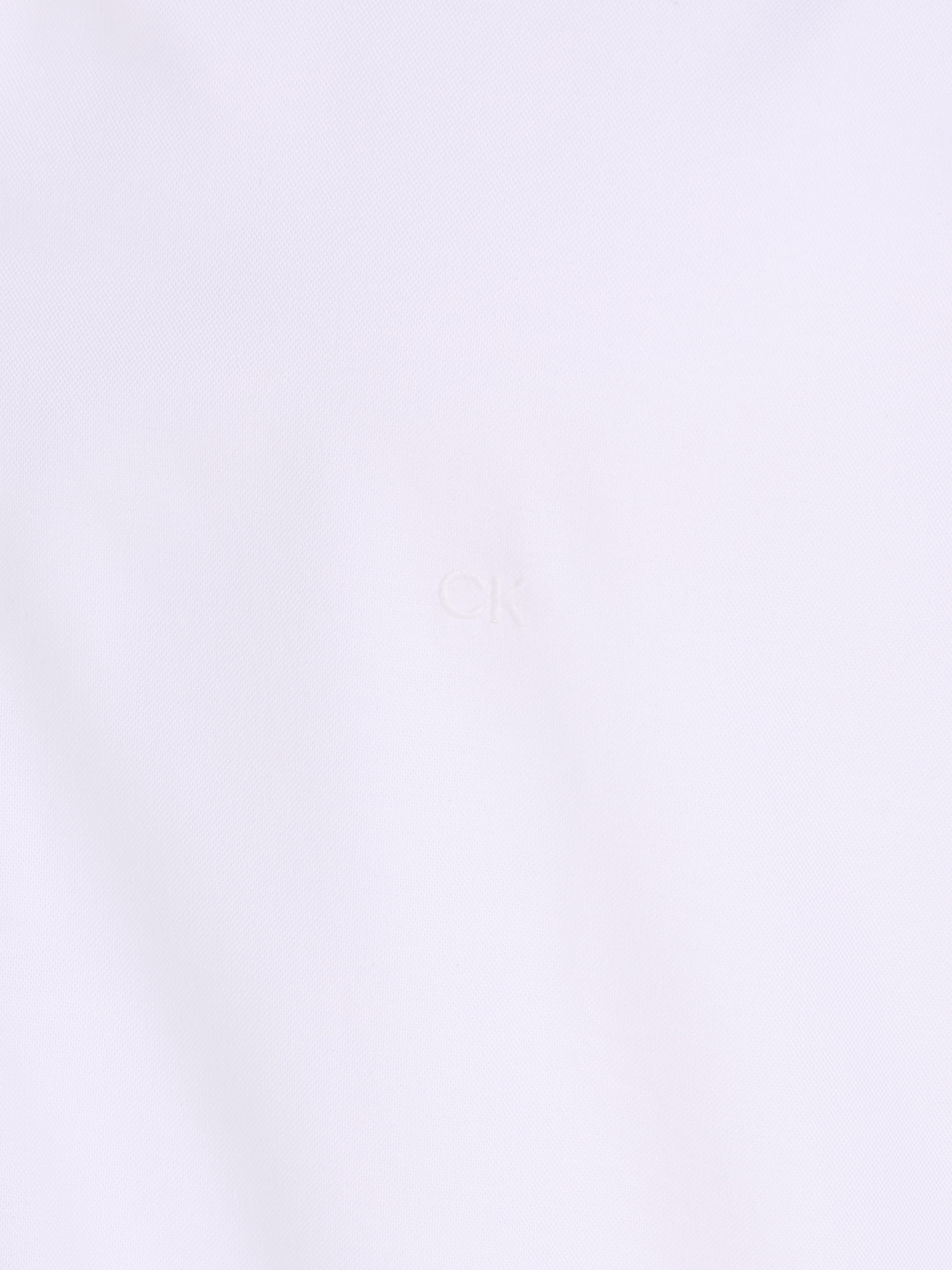 Calvin Klein Langarmhemd »OXFORD SOLID SLIM SHIRT«, mit Logoprägung