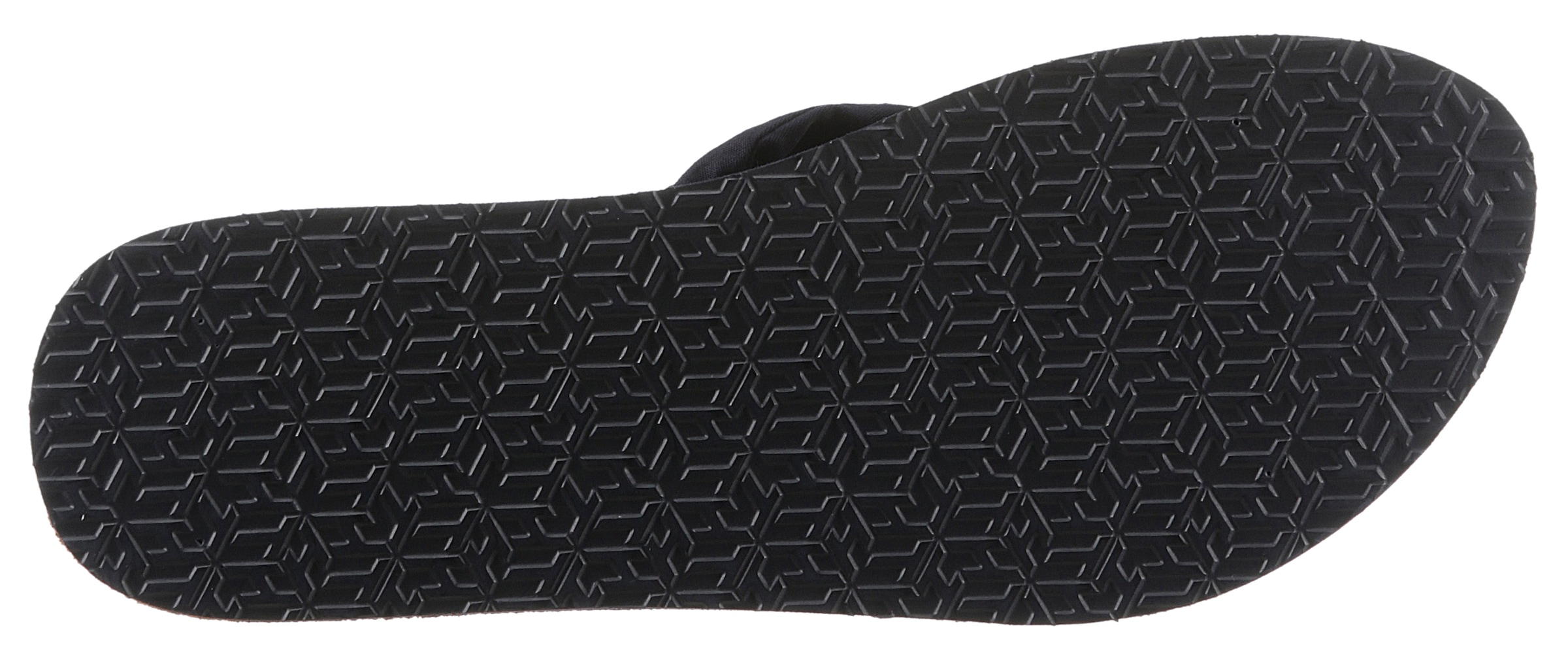 Tommy Hilfiger Zehentrenner »TH ELEVATED BEACH SANDAL«, Sommerschuh, Bequemschuh, Flats, Schlappen mit TH-Schmuckelement