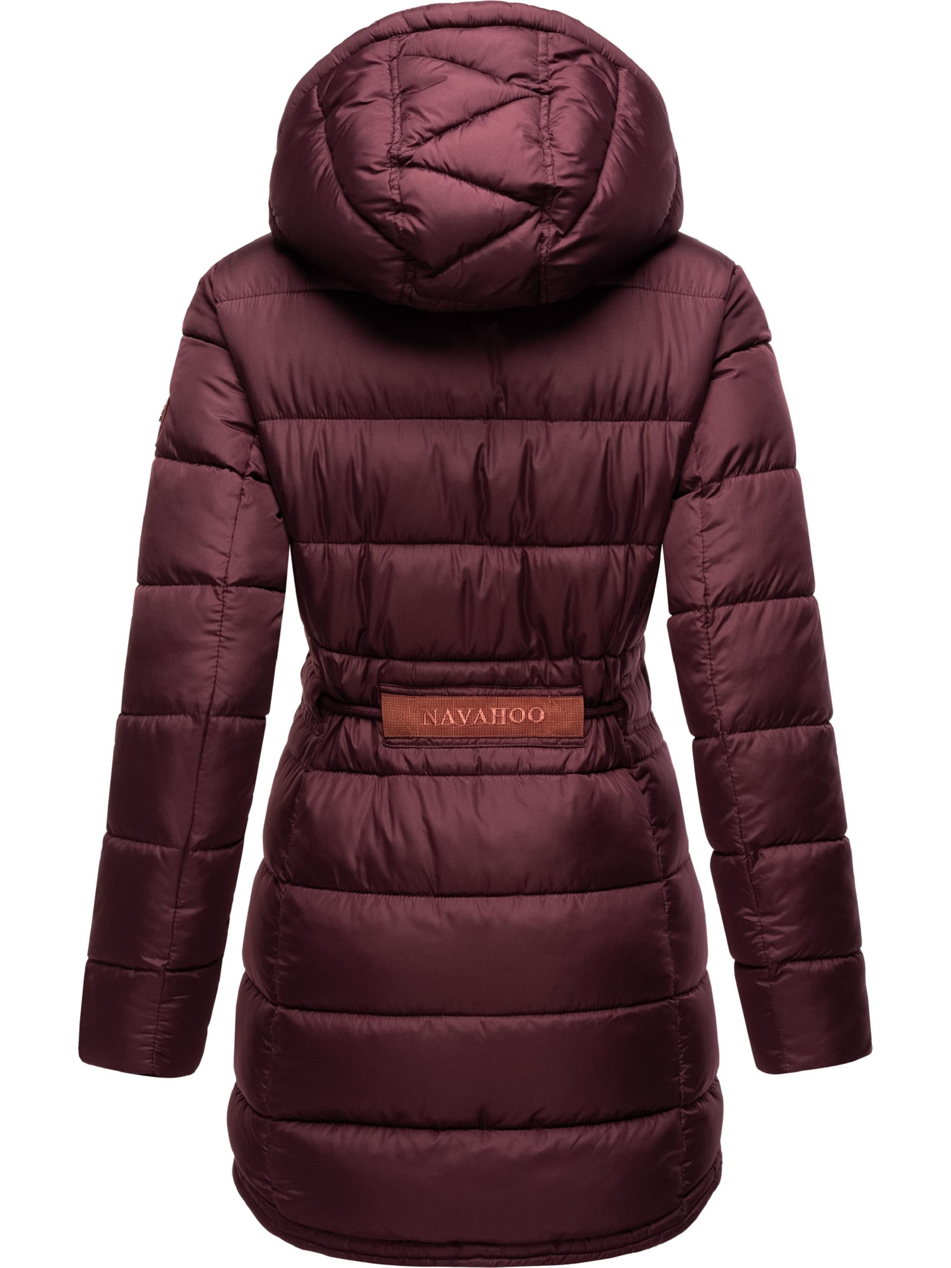 Navahoo Steppmantel »Steppmantel Daliee«, Stylischer Winterparka mit abnehmbarer Kapuze