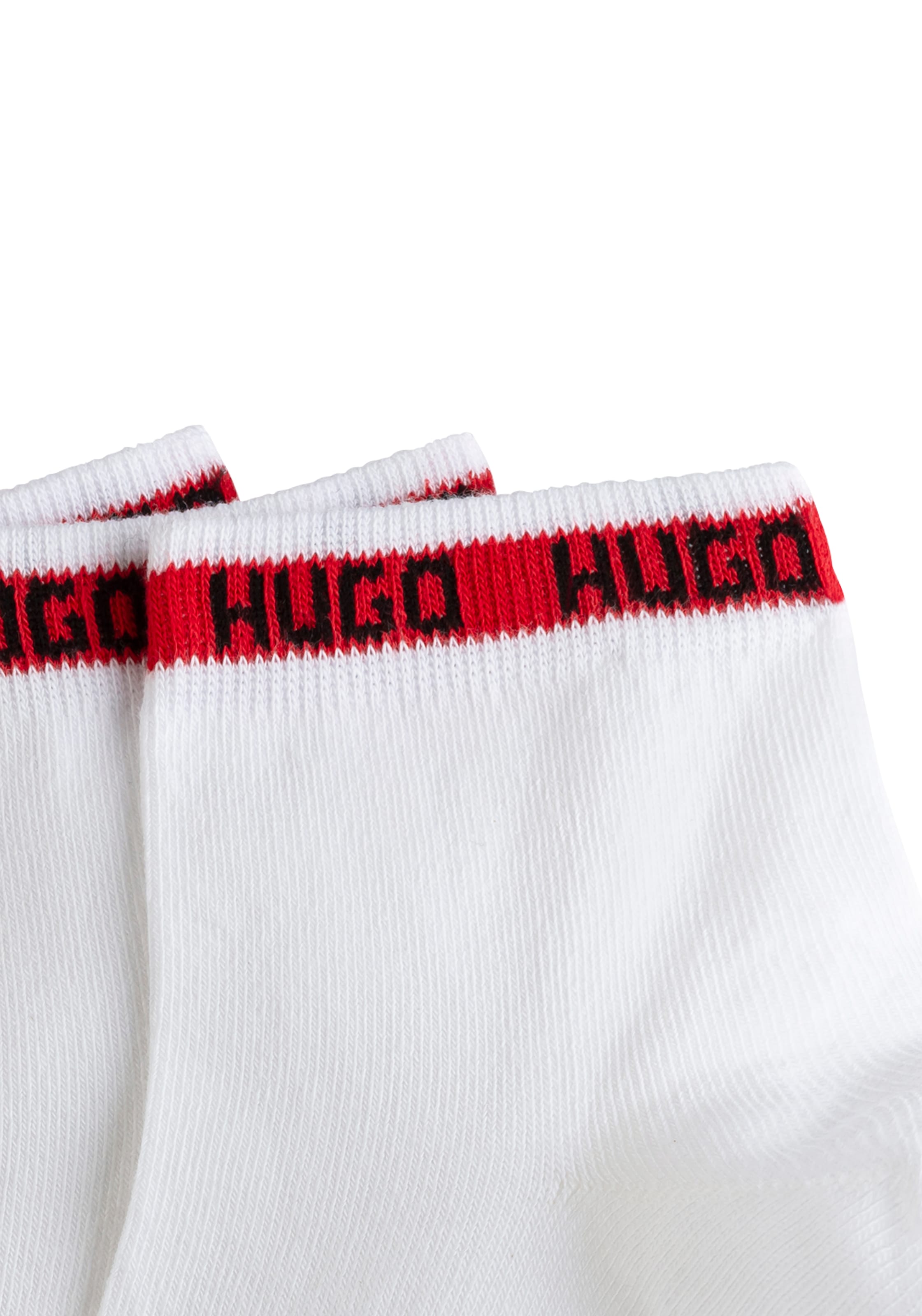 HUGO Underwear Freizeitsocken »2P SH TAPE CC 102«, (Packung, 2er-Pack), mit HUGO-Logoschriftzügen