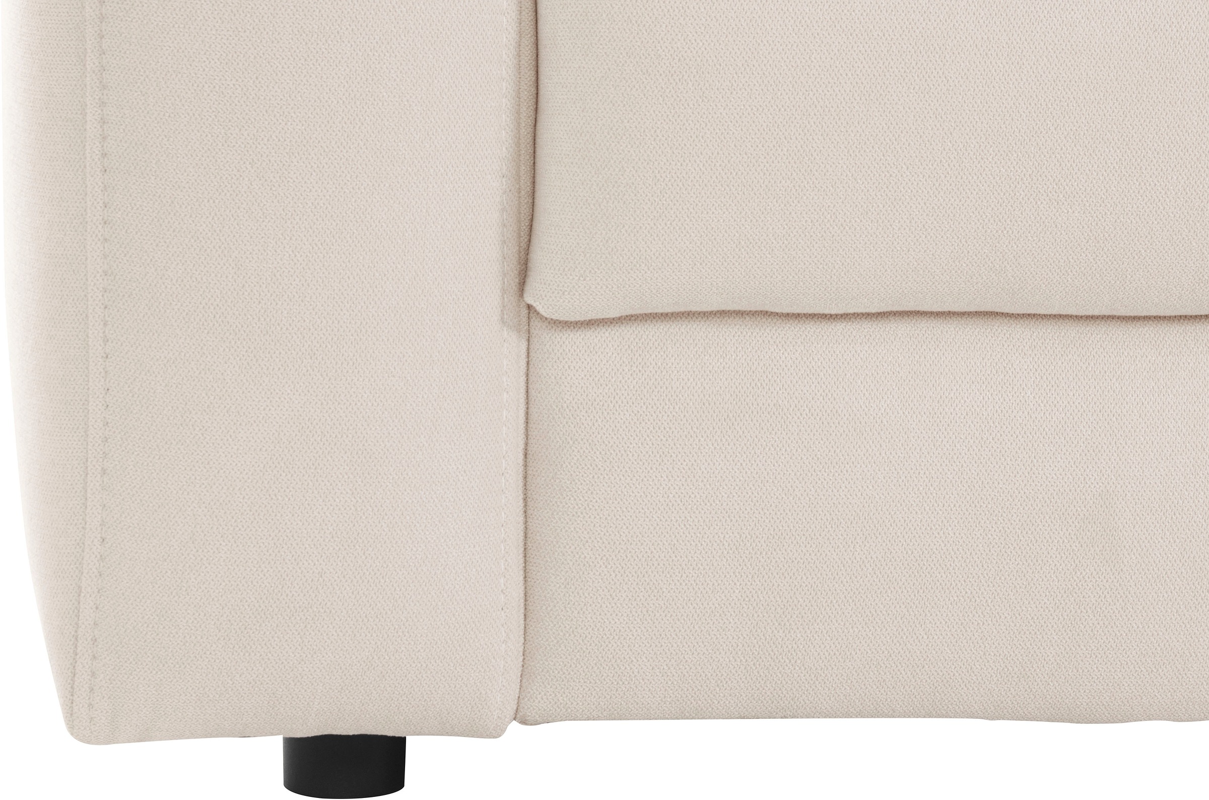 Places of Style Ecksofa »Bloomfield, elegant, viel Platz, Mega Couch, Breite 303cm, L-Form«, extra tiefe Sitzfläche, wahlweise mit Sitztiefenverstellung