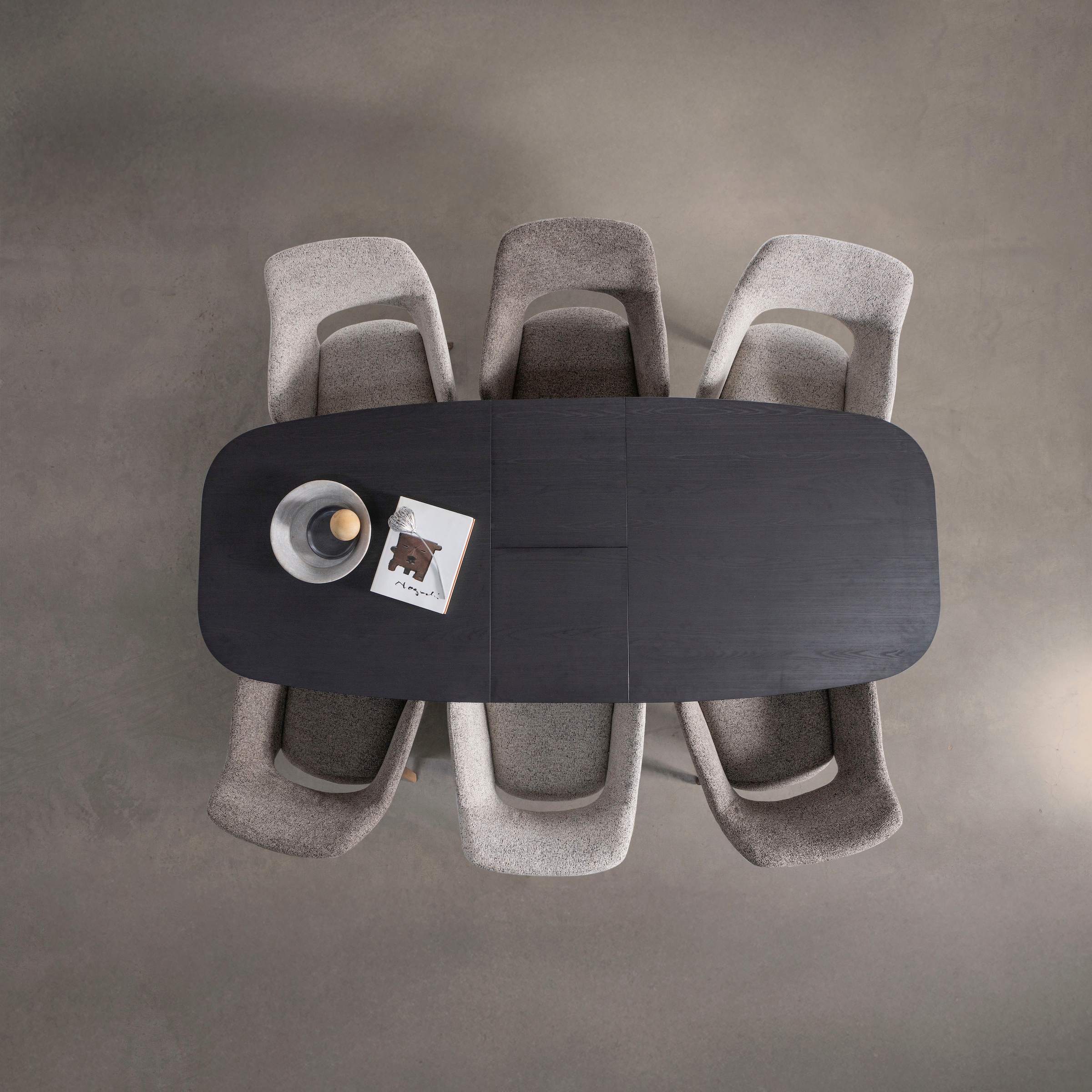 WOOOD Esstisch »Arros MDF Lackiert Ausziehbar, B 220 x T 90 x H 75 cm« Ovale Form, Tragkraft Mittelteil 100 kg, sichtbare Maserung
