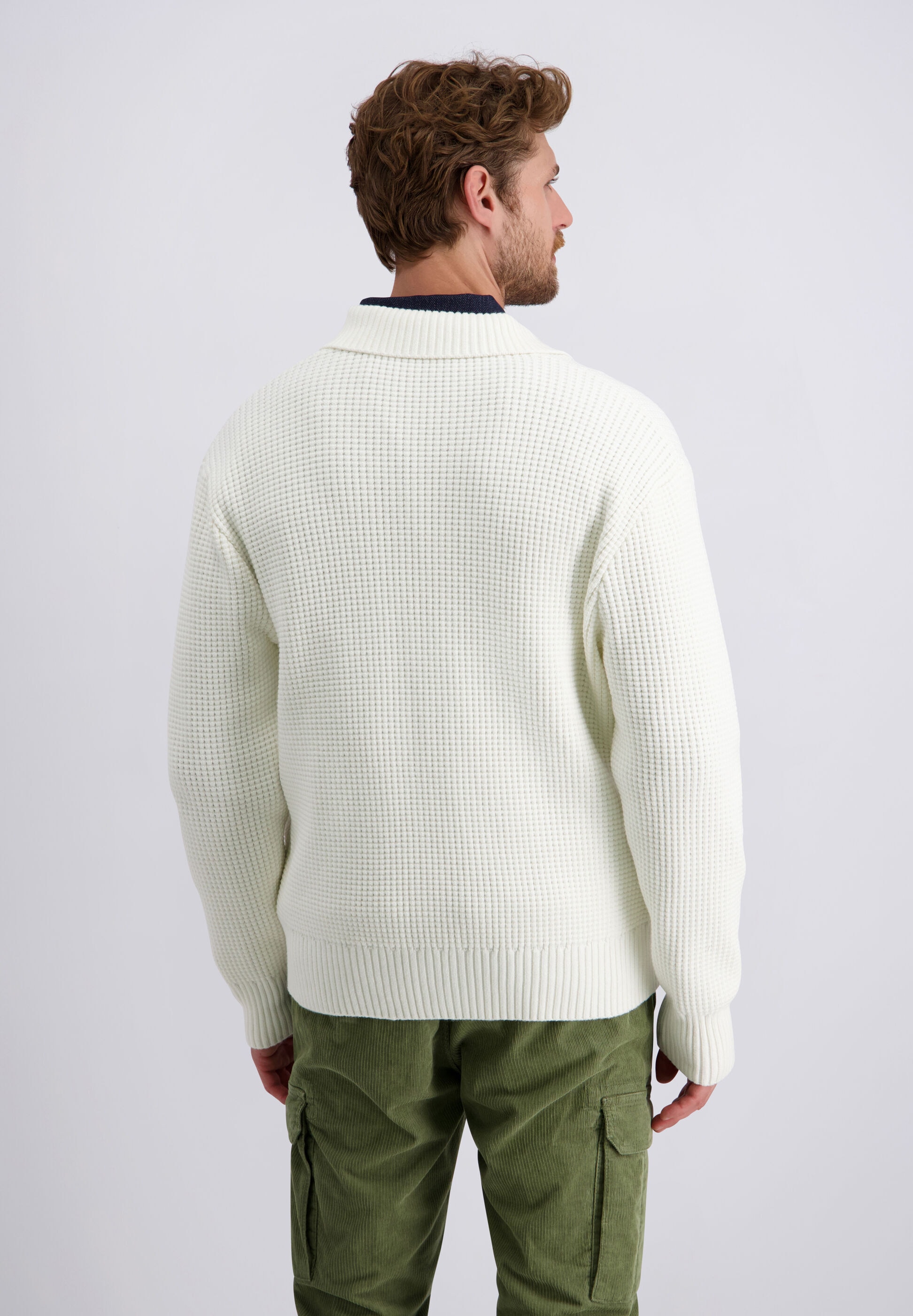 Pierre Cardin Strickjacke »Pierre Cardin Strickjacke« mit Polo-Kragen