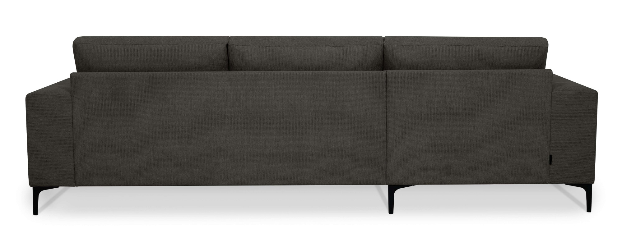 OTTO home Ecksofa »Xander, L-Form« Breite 280 cm, Soft-Touch Chenille, schwarze Metallfüße