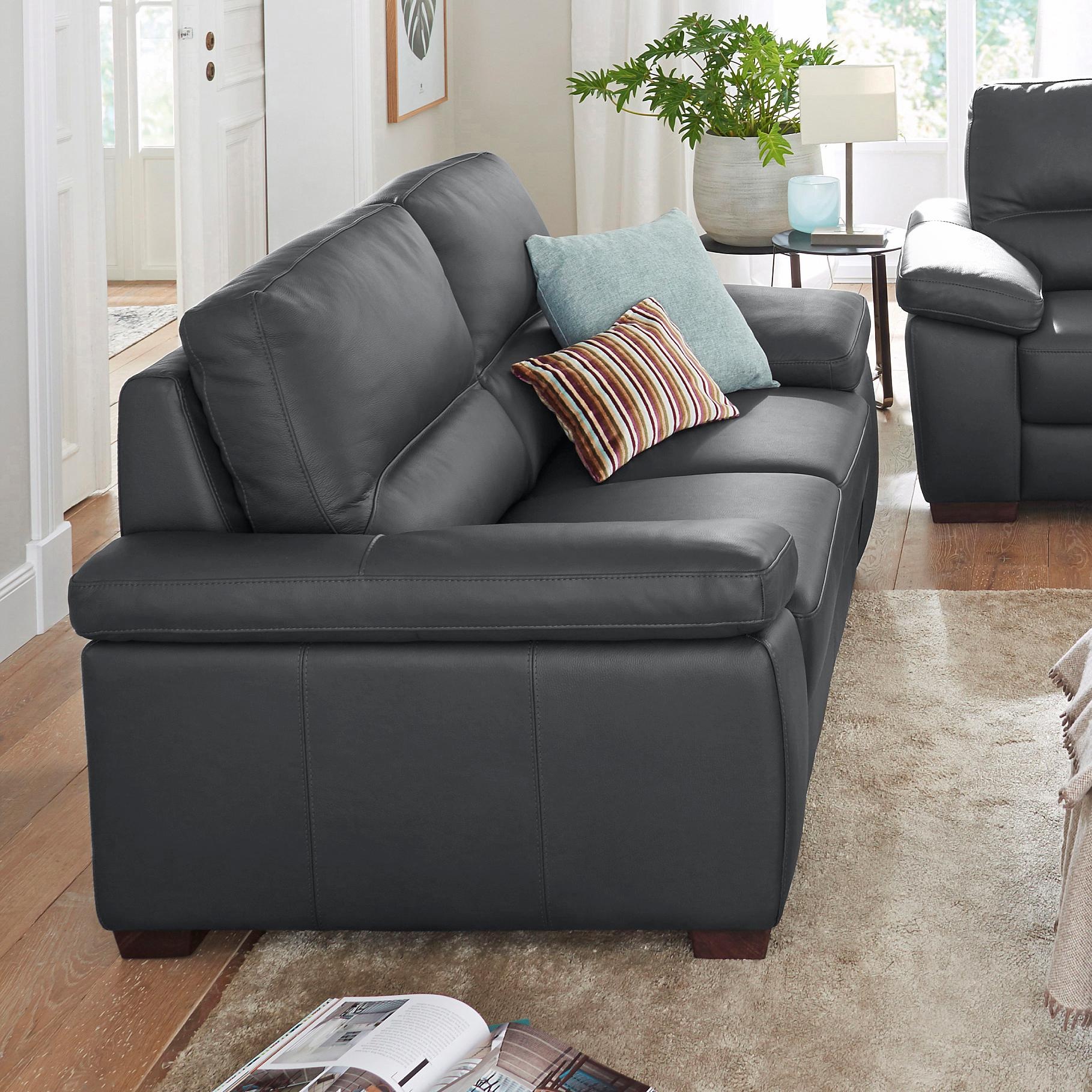 CALIA ITALIA 3-Sitzer »Gaia, hochwertiges Ledersofa mit erstklassigem Sitzkomfort«, edles Design, in zwei hochwertigen Lederqualitäten