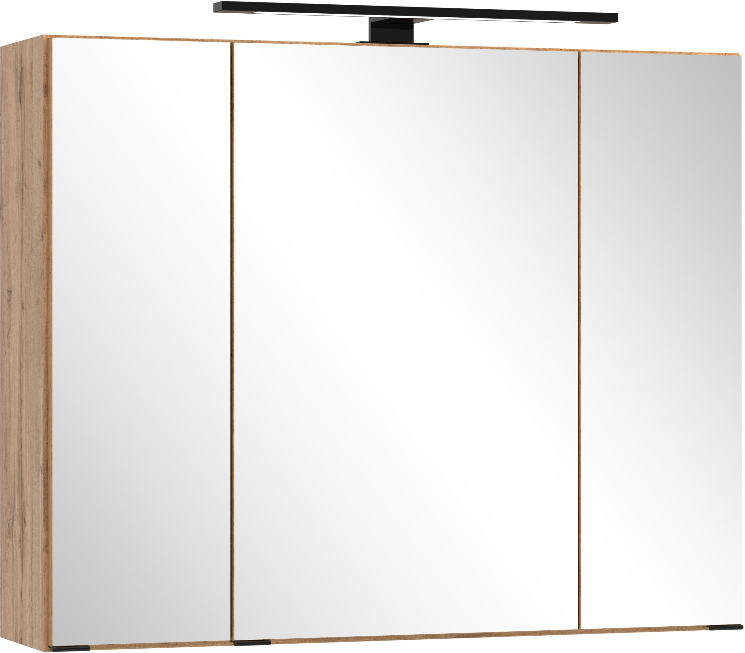 welltime Badmöbel-Set »Welltime, Carlton Waschtisch-Set, 80 oder 120 cm, gestreift«, (2 St.)