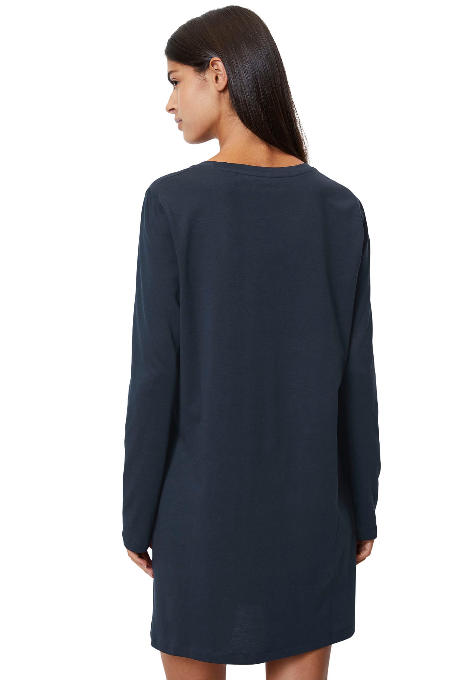 Marc O'Polo Nachthemd »Mix & Match Cotton«, mit kleinem Logomotiv auf der Brust