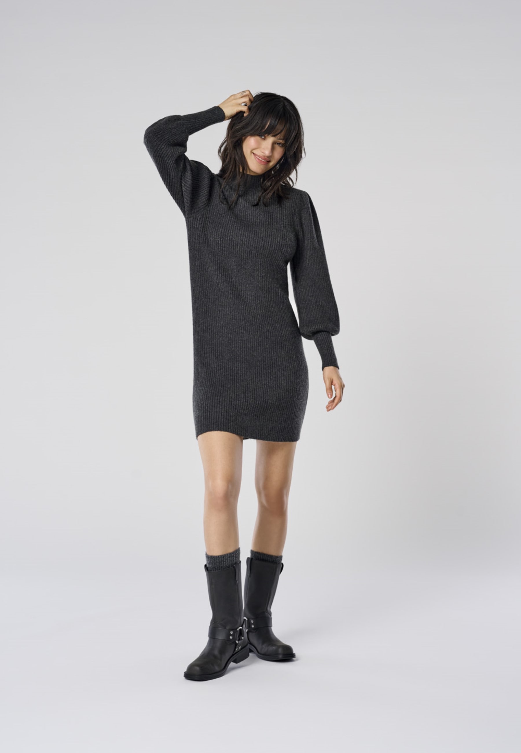 ONLY Strickkleid »ONLKATIA L/S DRESS KNT NOOS« Viskosemischung