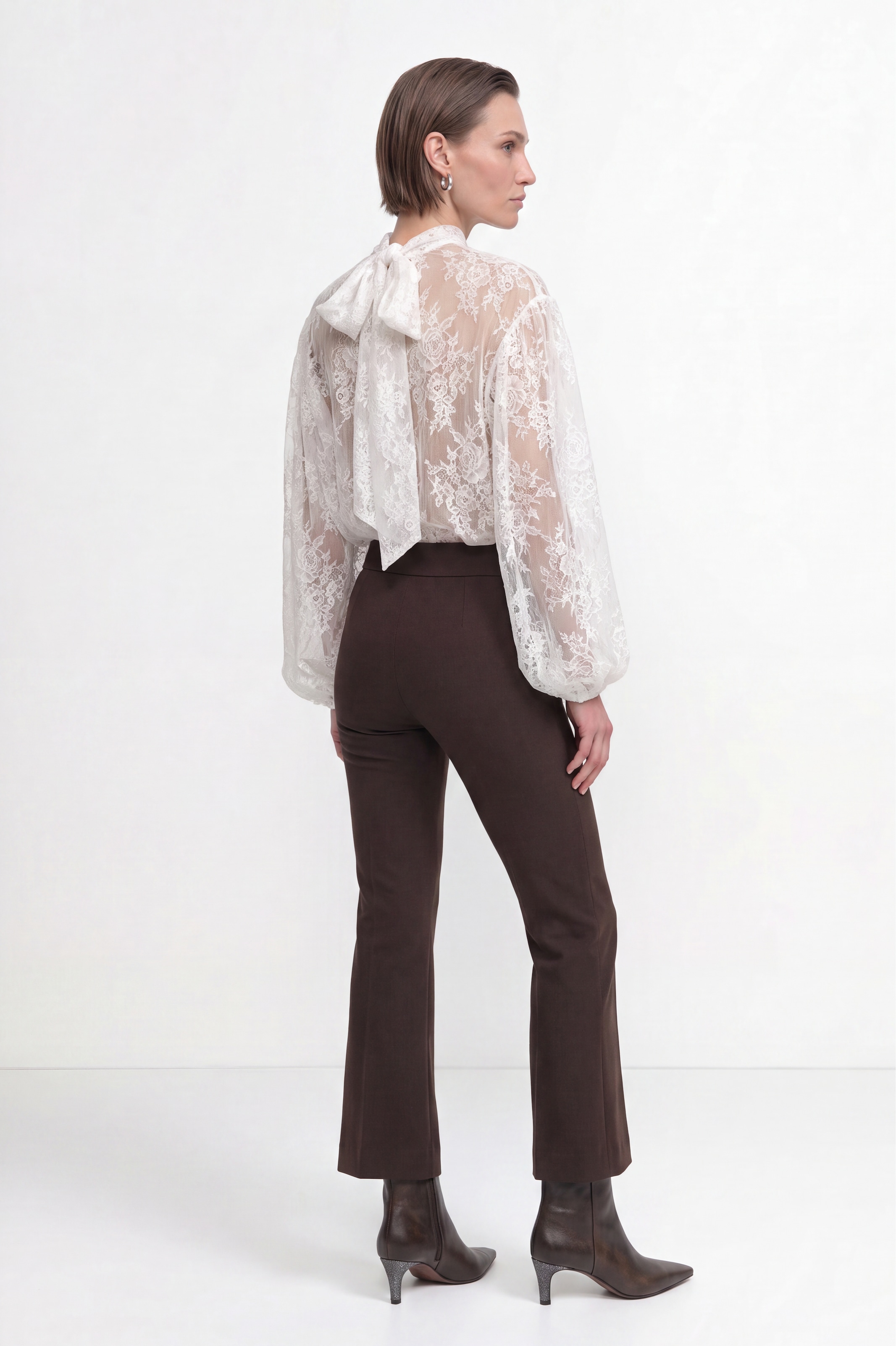 RICHROYAL Spitzenbluse Regular fit mit Spitzenkante