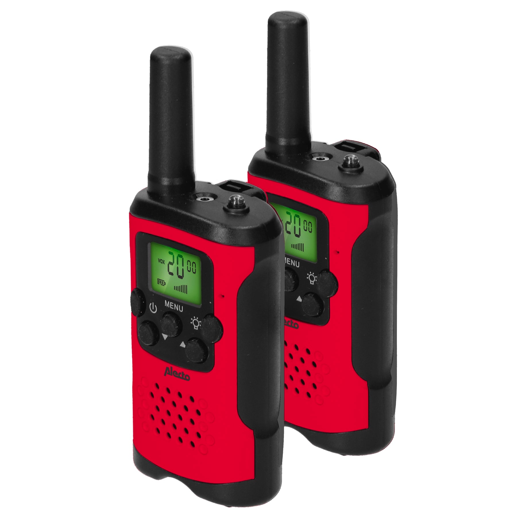 Alecto Walkie Talkie »FR-115 Walkie-Talkie-Set«, (Set, bestehend aus 2x Alecto FR115 und 2x Gürtelclip)