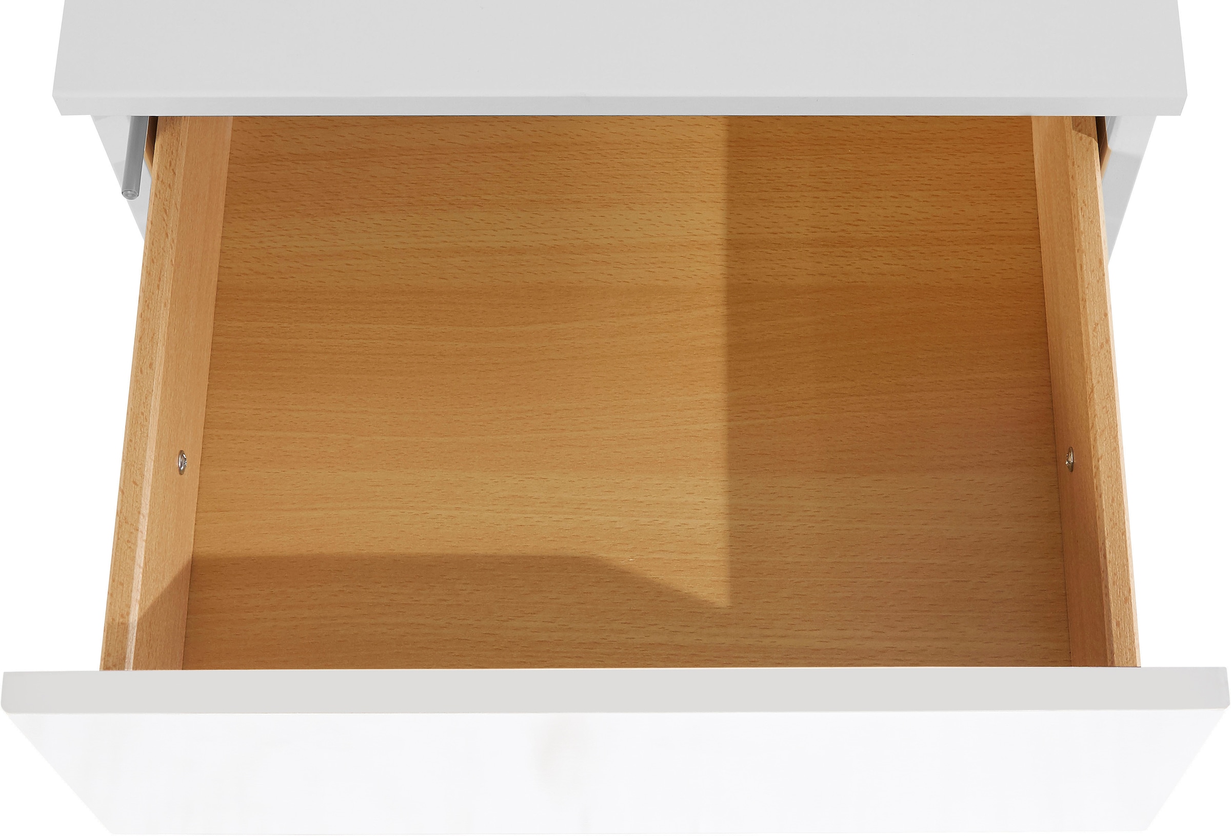 priess Nachtkommode mit LED-Beleuchtung und Push-to-open