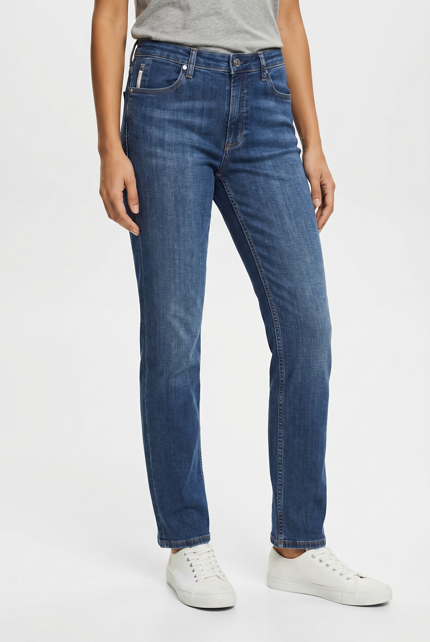 Marc O'Polo DENIM Gerade Jeans Model Olina straight aus hochwertigem Baumwoll-Stretch