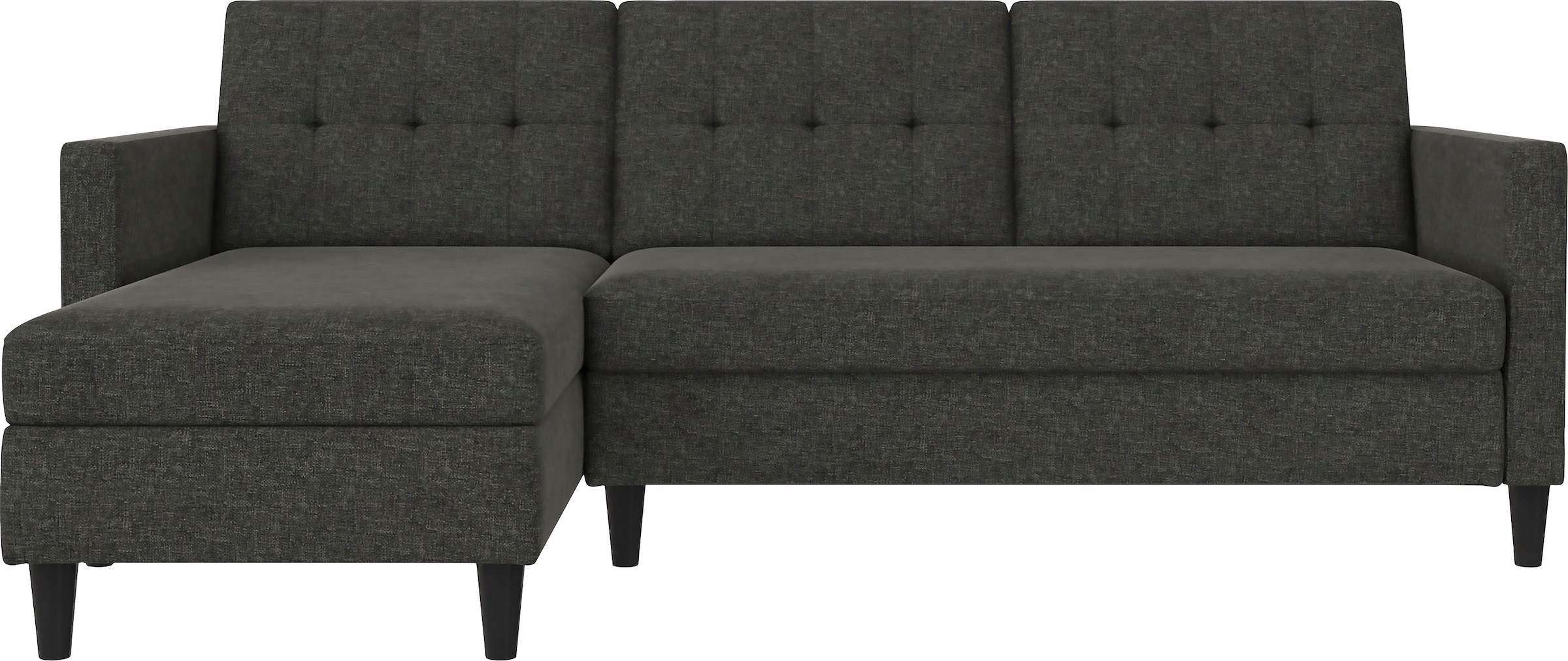 Dorel Home Ecksofa »Hartford II«, mit Bettfunktion und Stauraum, Recamiere beidseitig montierbar
