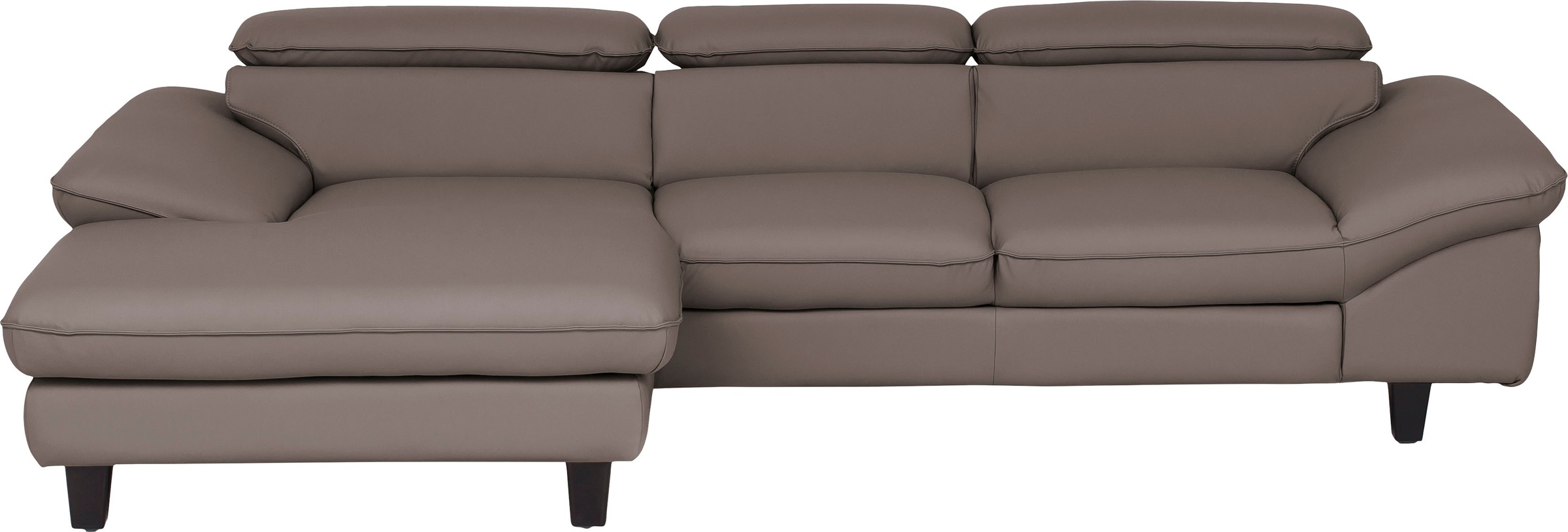 Home affaire Ecksofa »Pilot L-Form«, mit Kopfteilverstellung, wahlweise mit Bettfunktion & Bettkasten