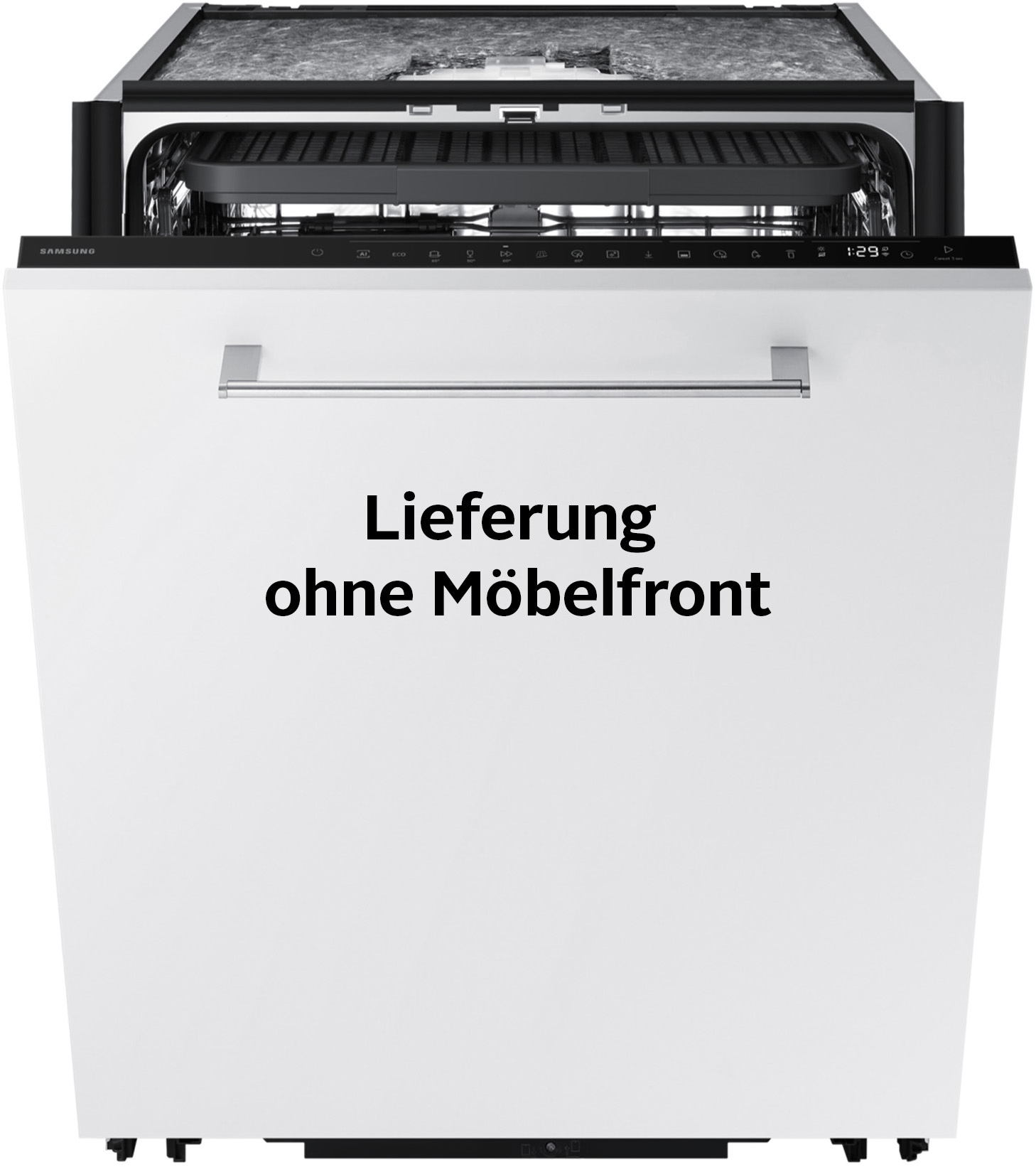 Samsung DW80H Vollintegrierbarer Geschirrspüler mit Festtürtechnik, 60 cm, EEK: B, 14 Maßgedecke