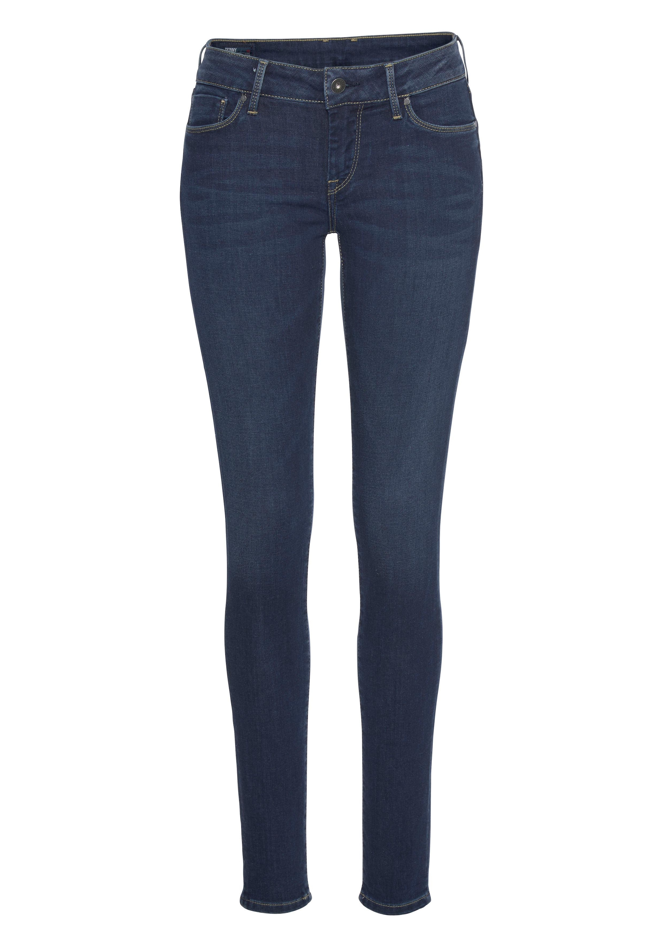 Pepe Jeans Skinny-fit-Jeans »SOHO«, im 5-Pocket-Stil mit 1-Knopf Bund und  Stretch-Anteil bei ♕