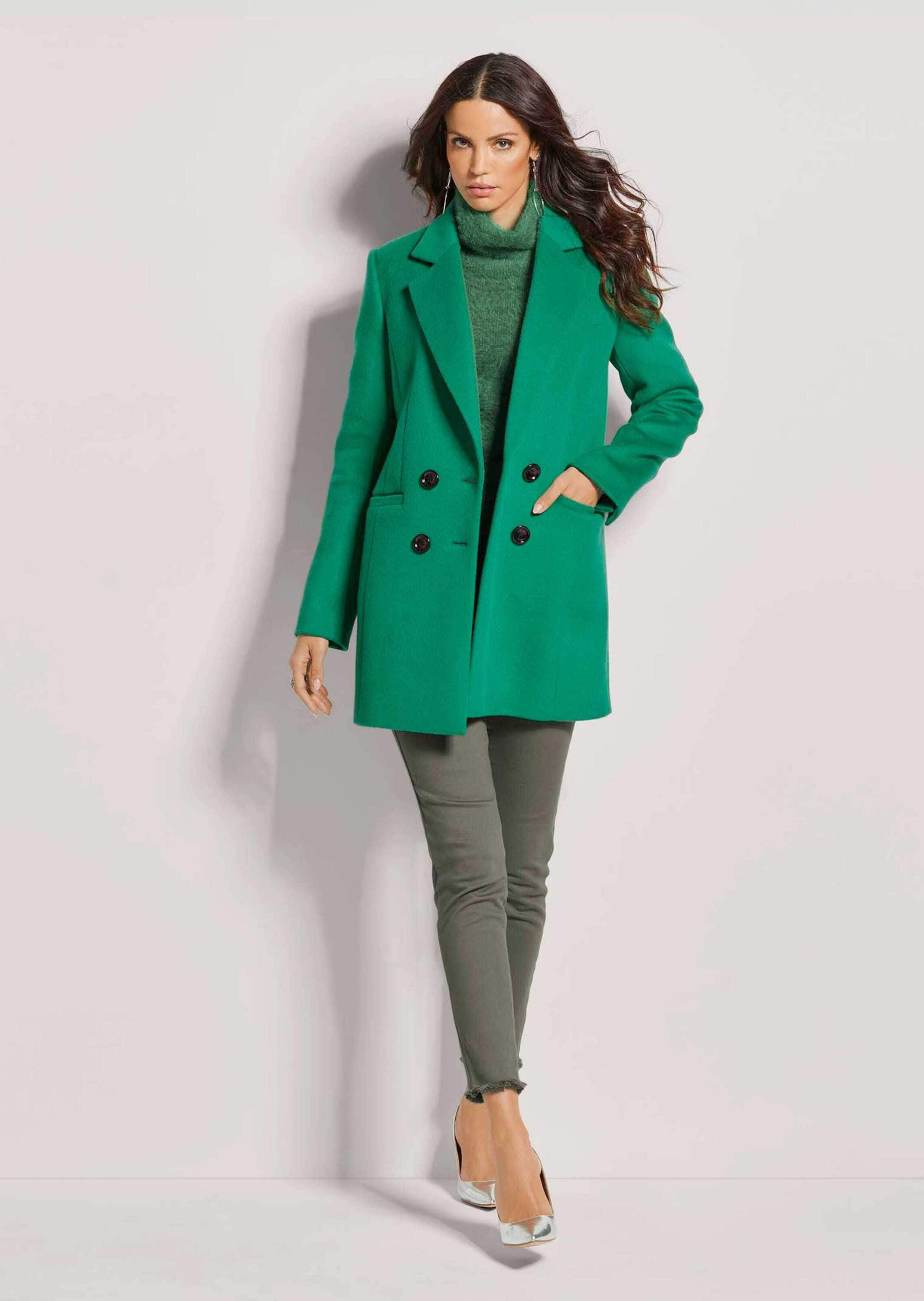 MADELEINE Langmantel »Mantel Zweireihiger Kurzmantel«