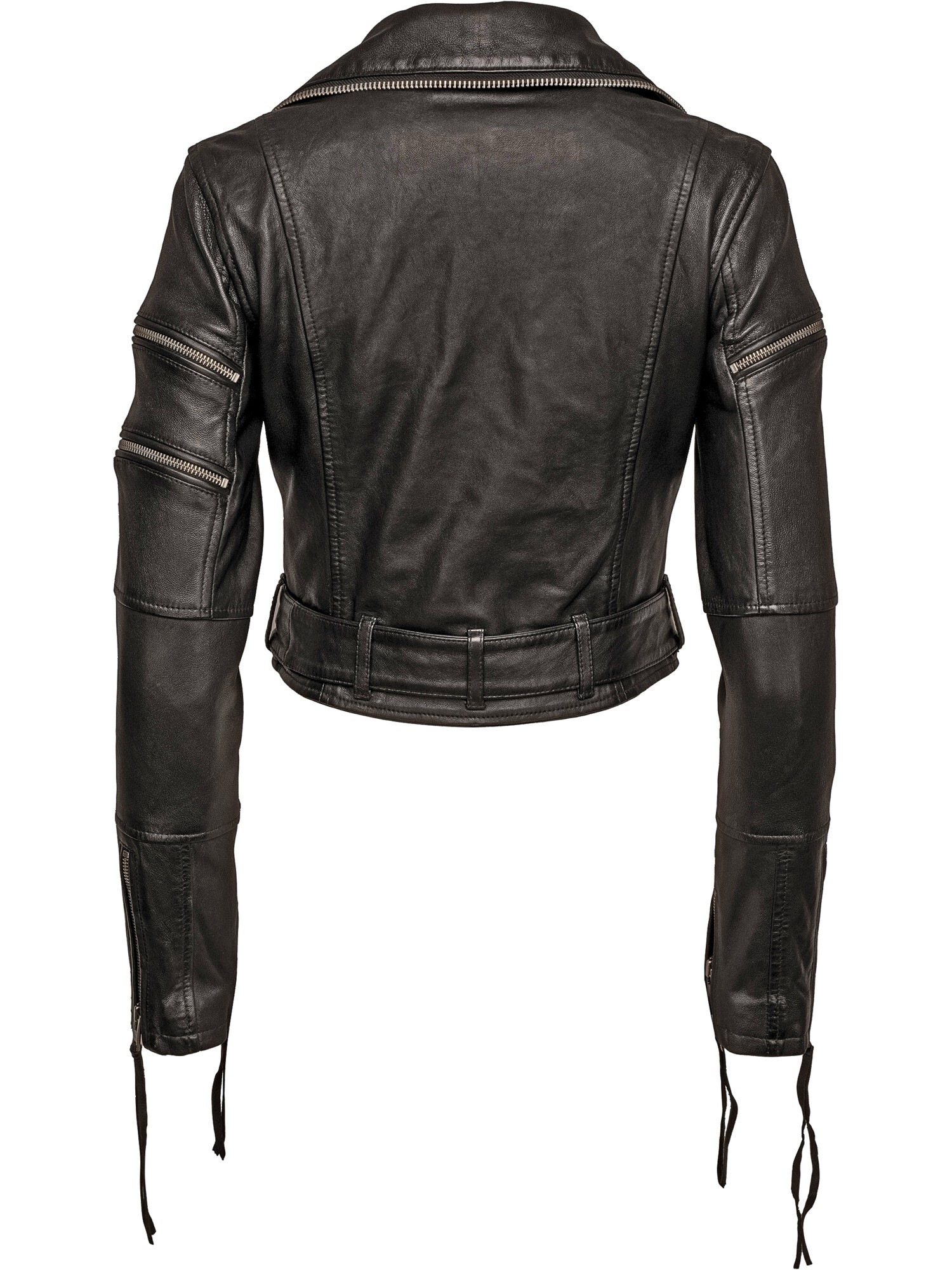 trueprodigy Lederjacke »Izzy mit Reißverschluss und Gürtel« ohne Kapuze