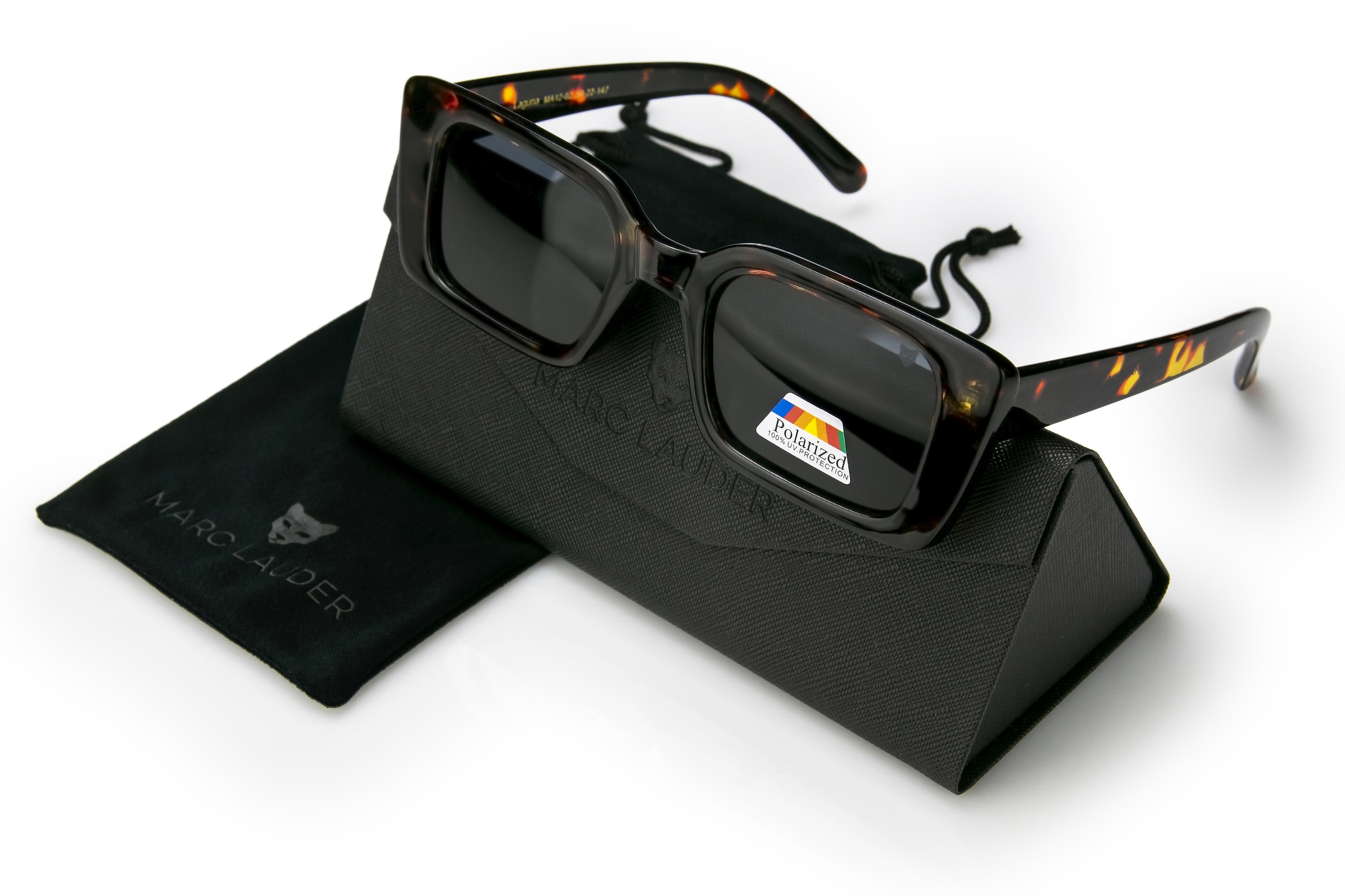 MARC LAUDER Sonnenbrille »MA12-02« 3: dunkles Glas, starke Sonneneinstrahlung