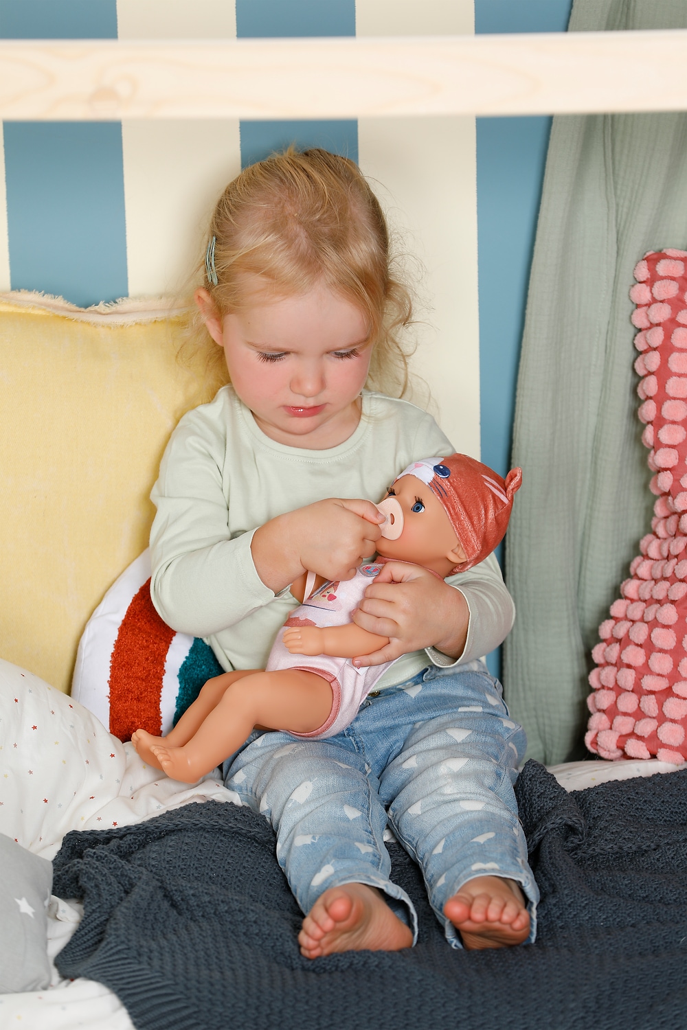 Baby Born Babypuppe »Lena Katze 36 cm« für Kinder ab 12 Monaten; funktioniert ohne Batterien