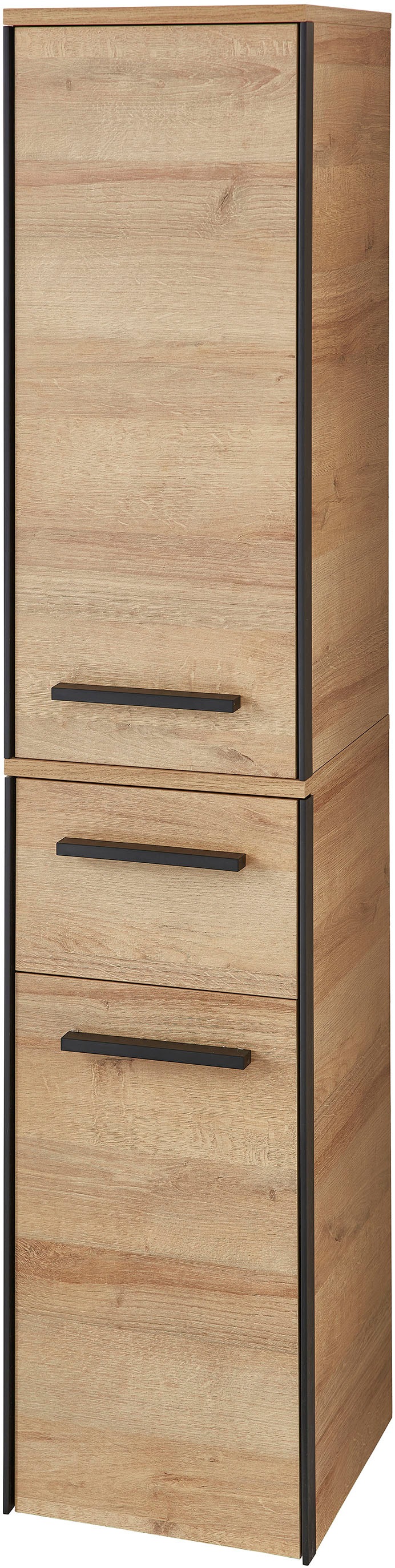 Saphir Badmöbel-Set »Quickset 395 5-teilig, Waschbeckenunterschrank mit LED-Spiegelschrank« 6 Stk. tlg.