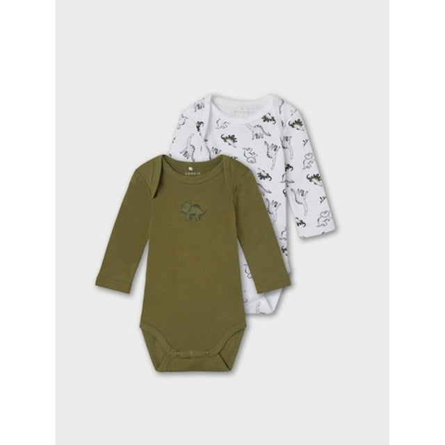 Name It Langarmbody »NBMBODY 2P LS DINO NOOS«, (Set, 2 tlg.) bei ♕