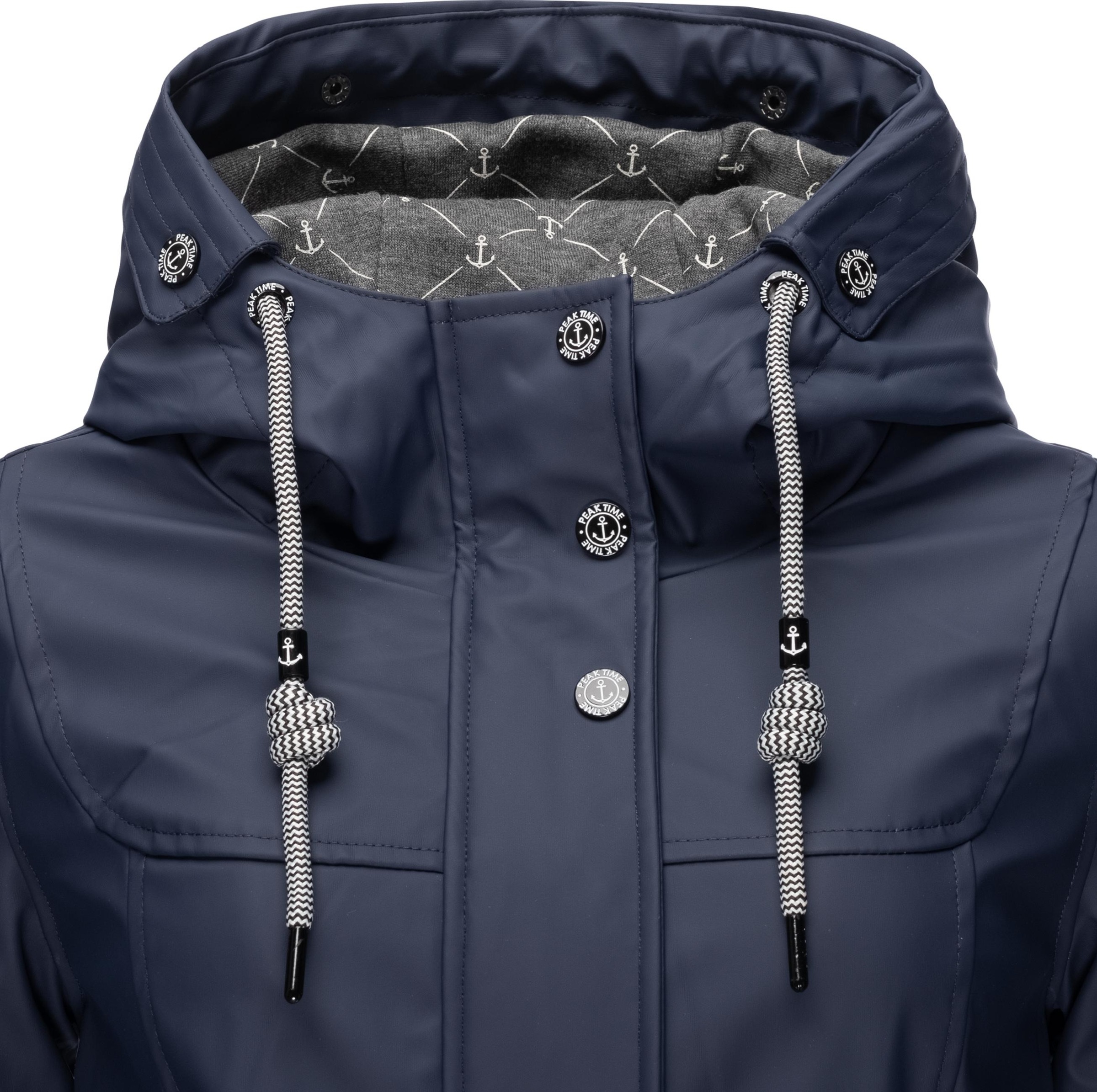 Regenmantel »Regenjacke L60042«, stylisch taillierter Regenmantel für Damen