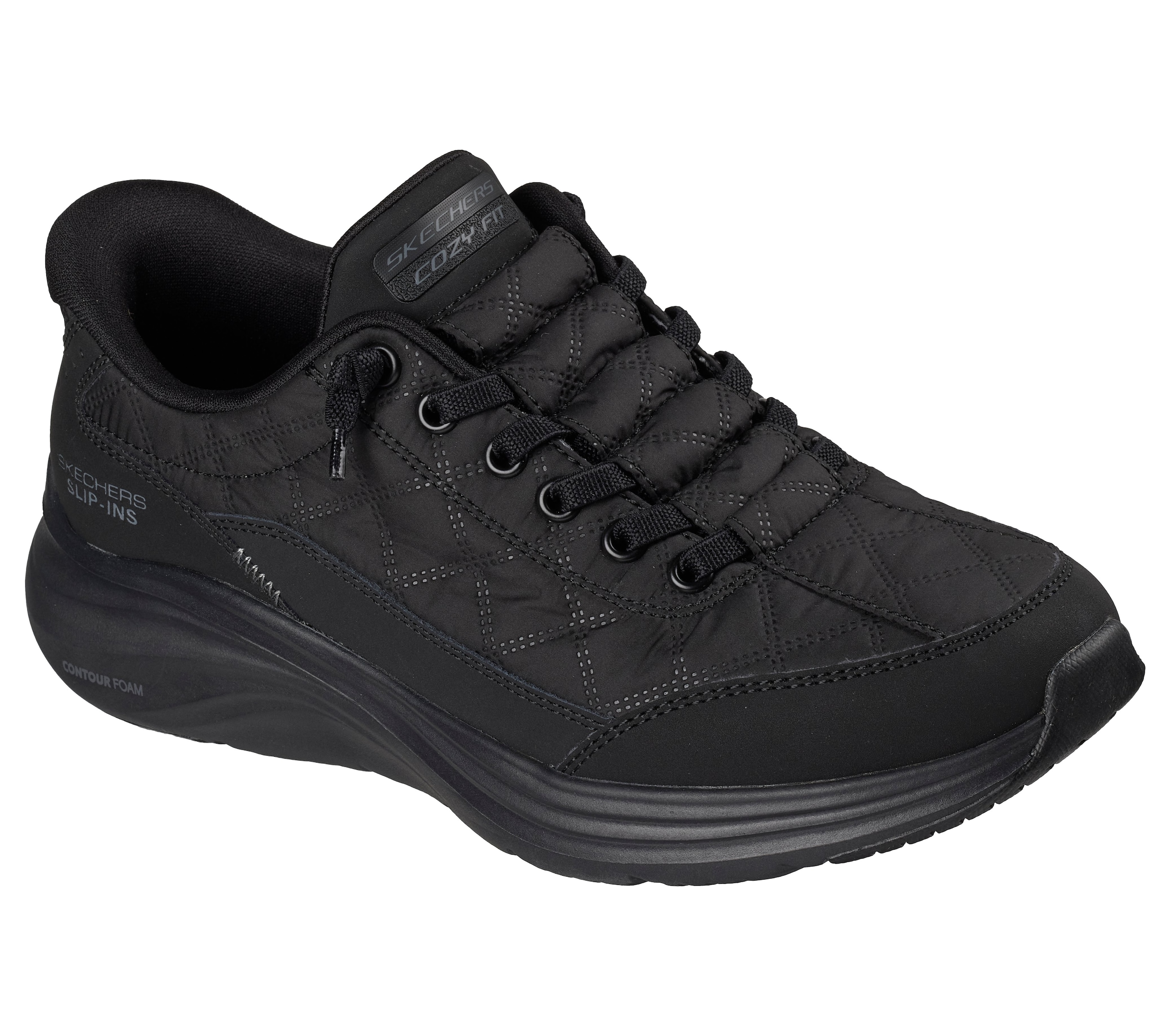 Skechers Slip-On Sneaker »Contour Foam - Cozy Fit«  Slipper mit Handsfree Slip-ins und gestepptem Cozy Fit™-Mesh