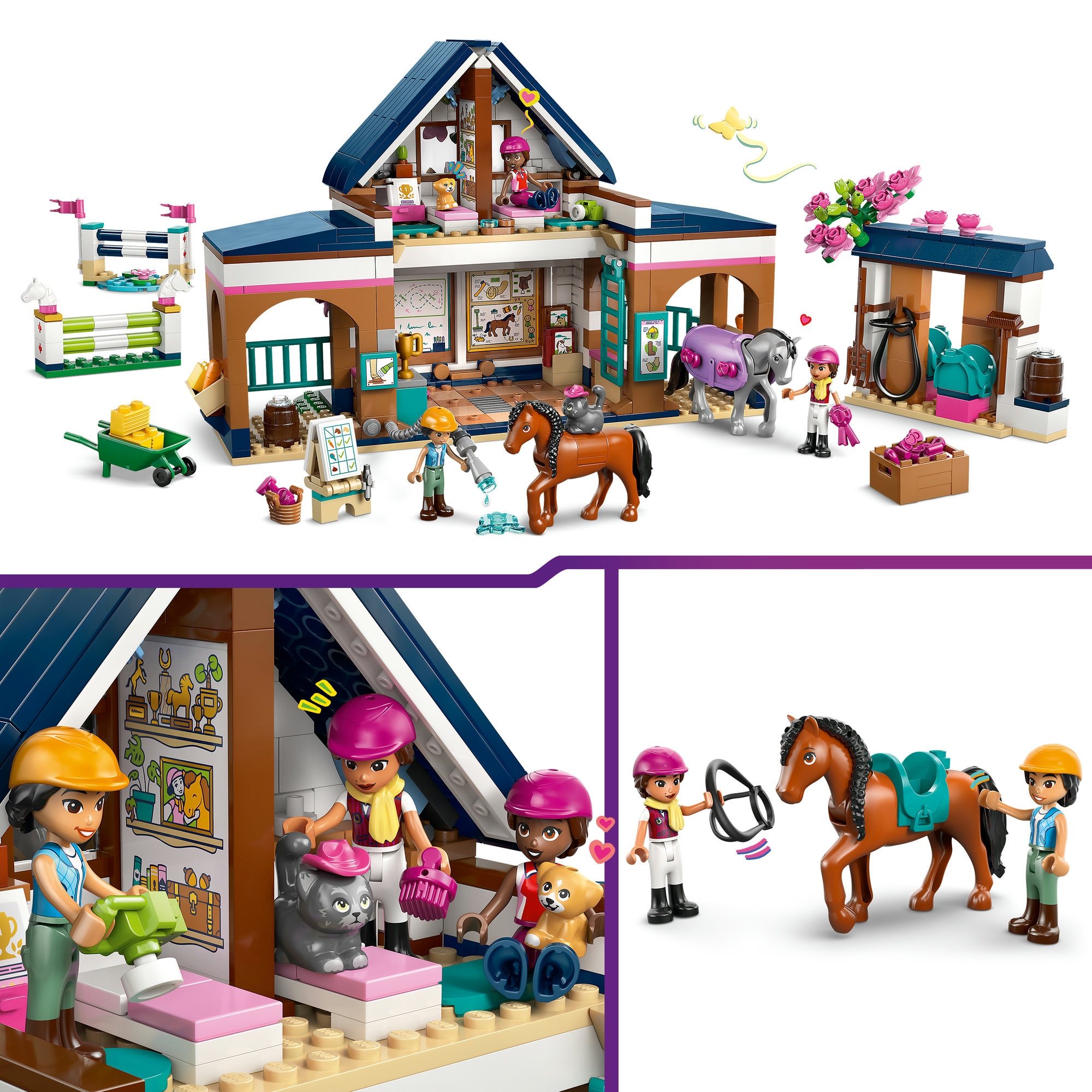 LEGO® Konstruktionsspielsteine »Pferdestall und Reitschule (42688), LEGO Friends« Made in Europe