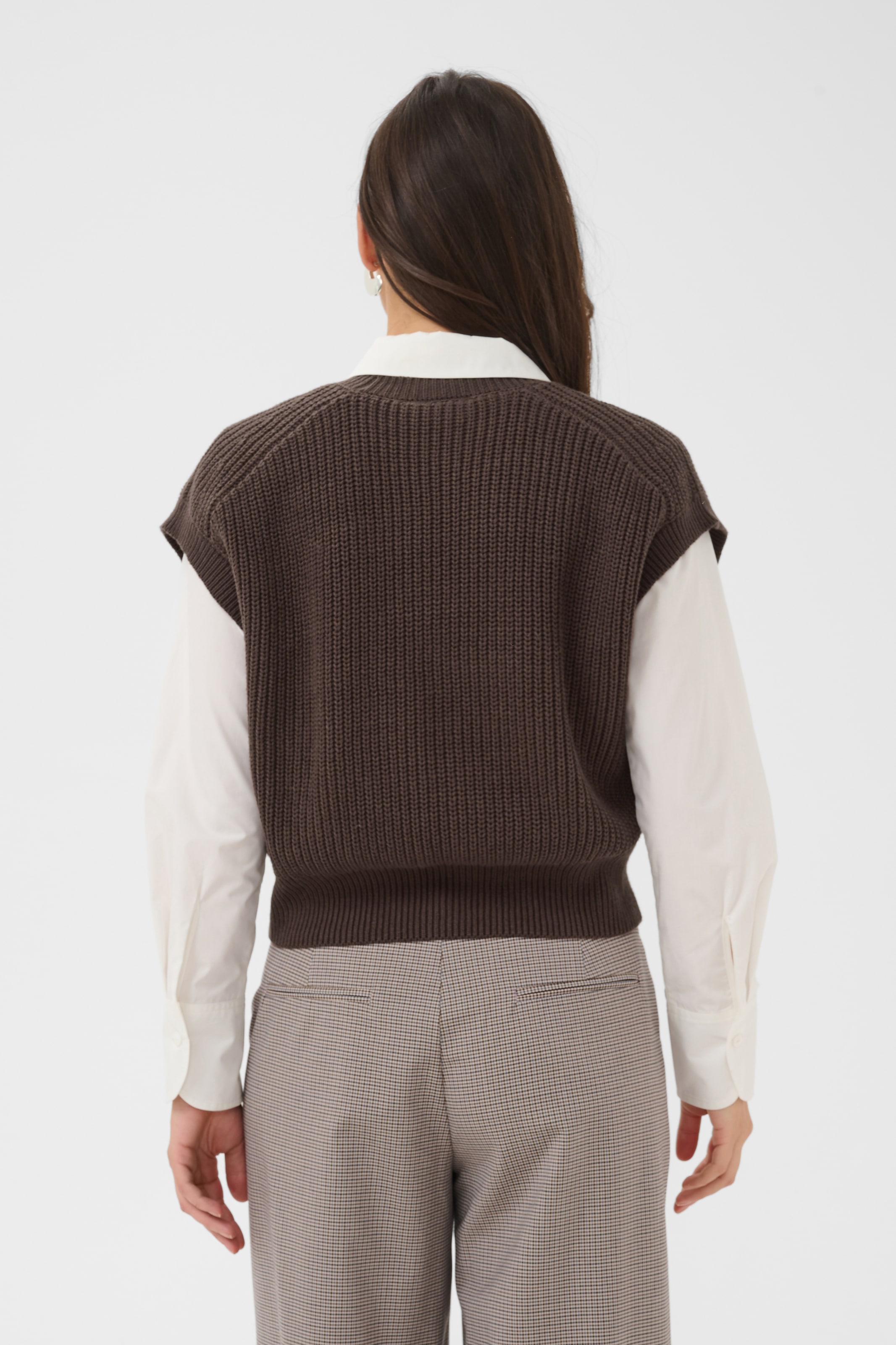 Saint Tropez Pullunder »TruneSZ Vest« Baumwollmischung, Loose fit