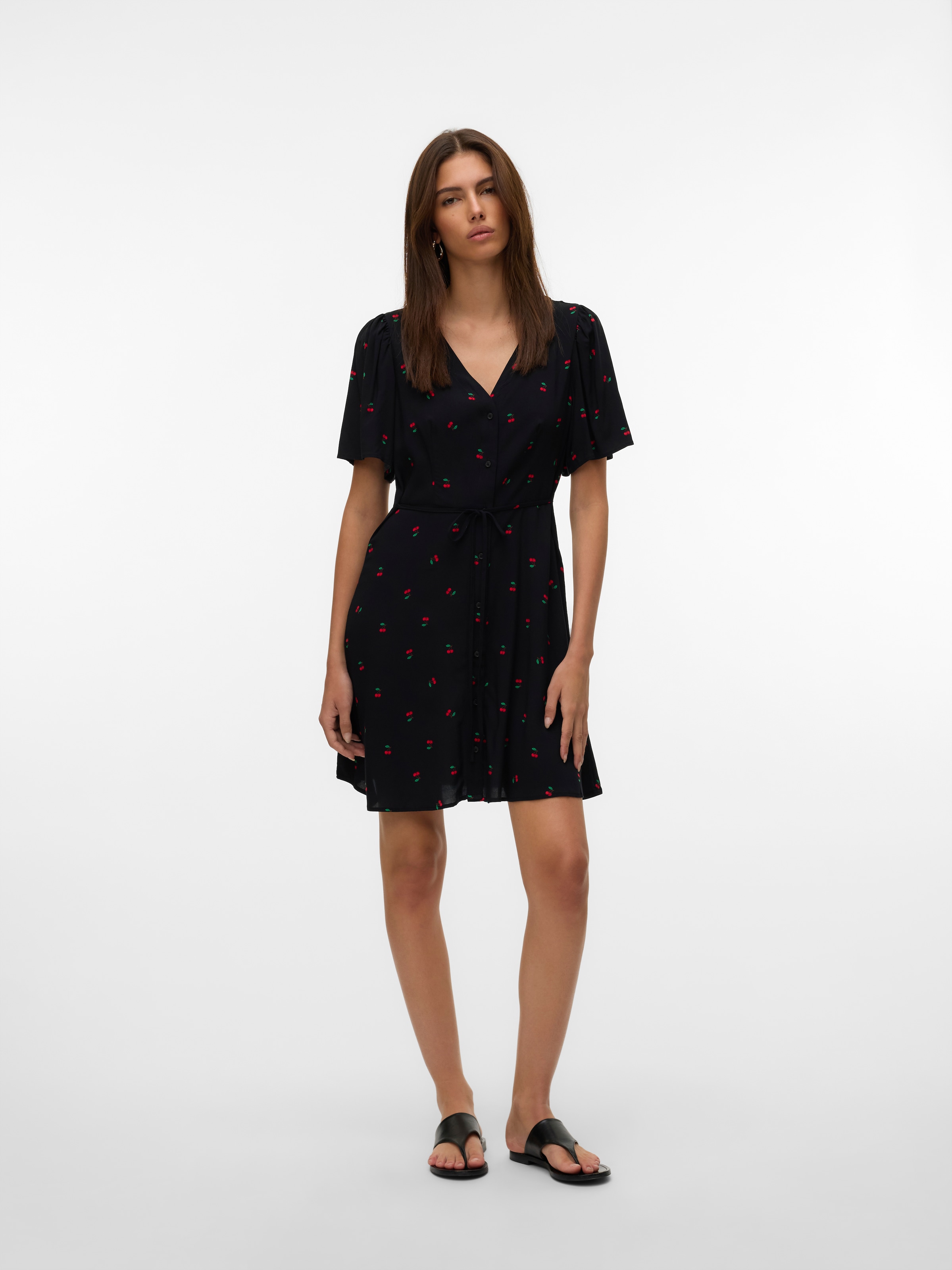 Vero Moda Minikleid »VMALBA SS SHORT DRESS WVN NOOS«, Sommerkleid