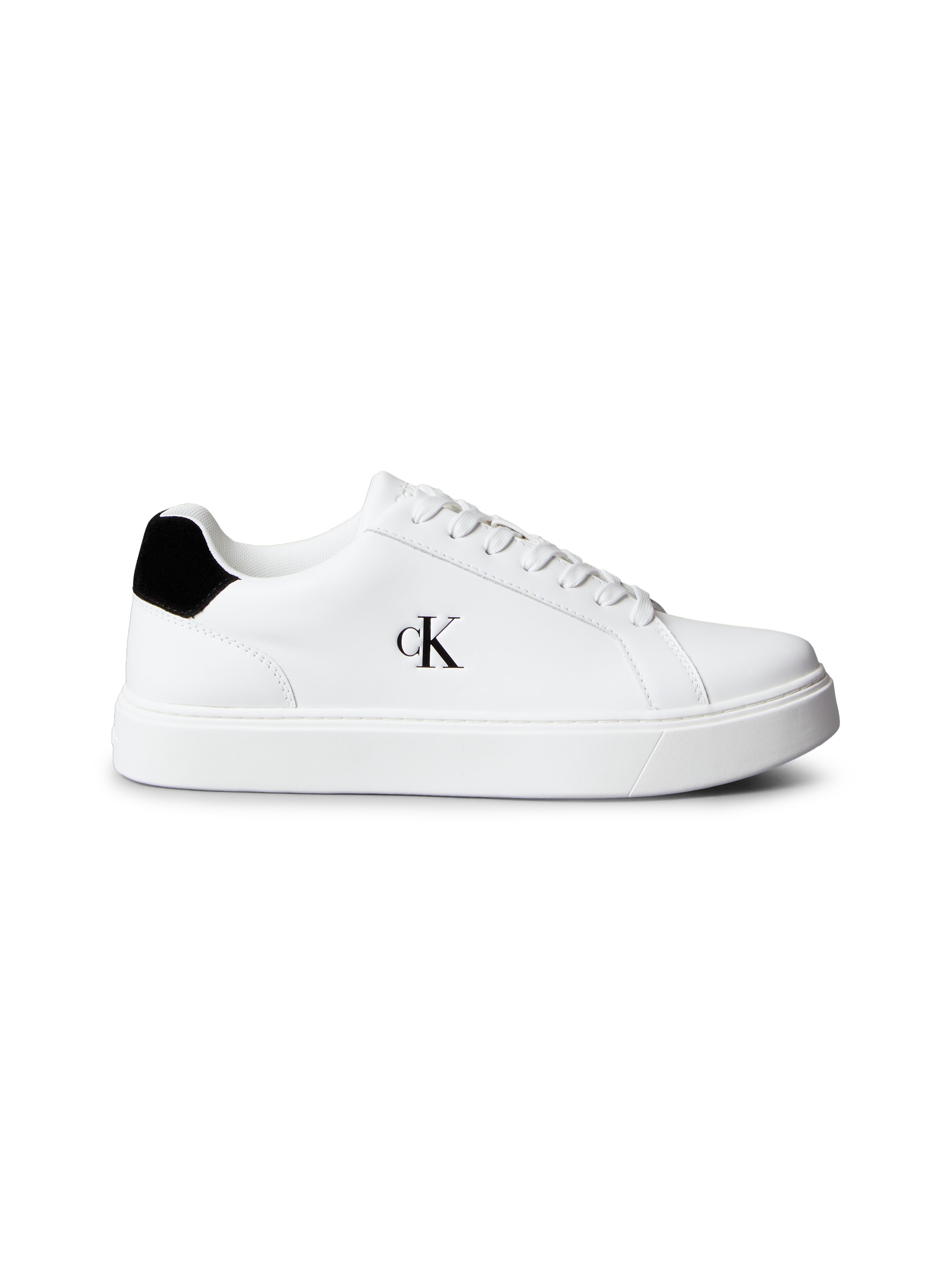 Calvin Klein Jeans Sneaker »CLASSIC CUPSOLE LACEUP LTH«  Schnürschuh, Freizeitschuh mit Fersenbesatz und seitlichem CK-Logo