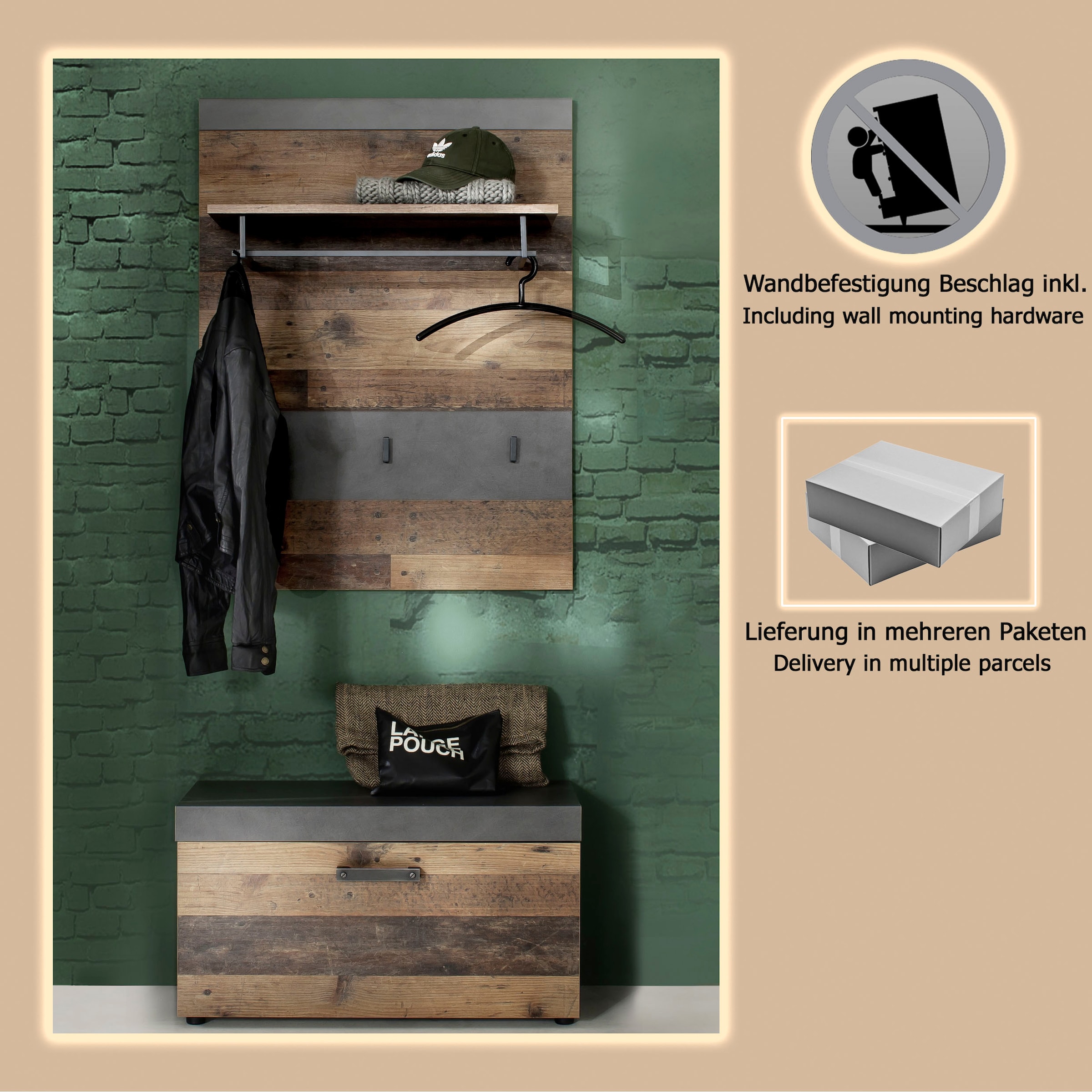 INOSIGN Garderoben-Set »Ilana« Set, 2 Stk. tlg.