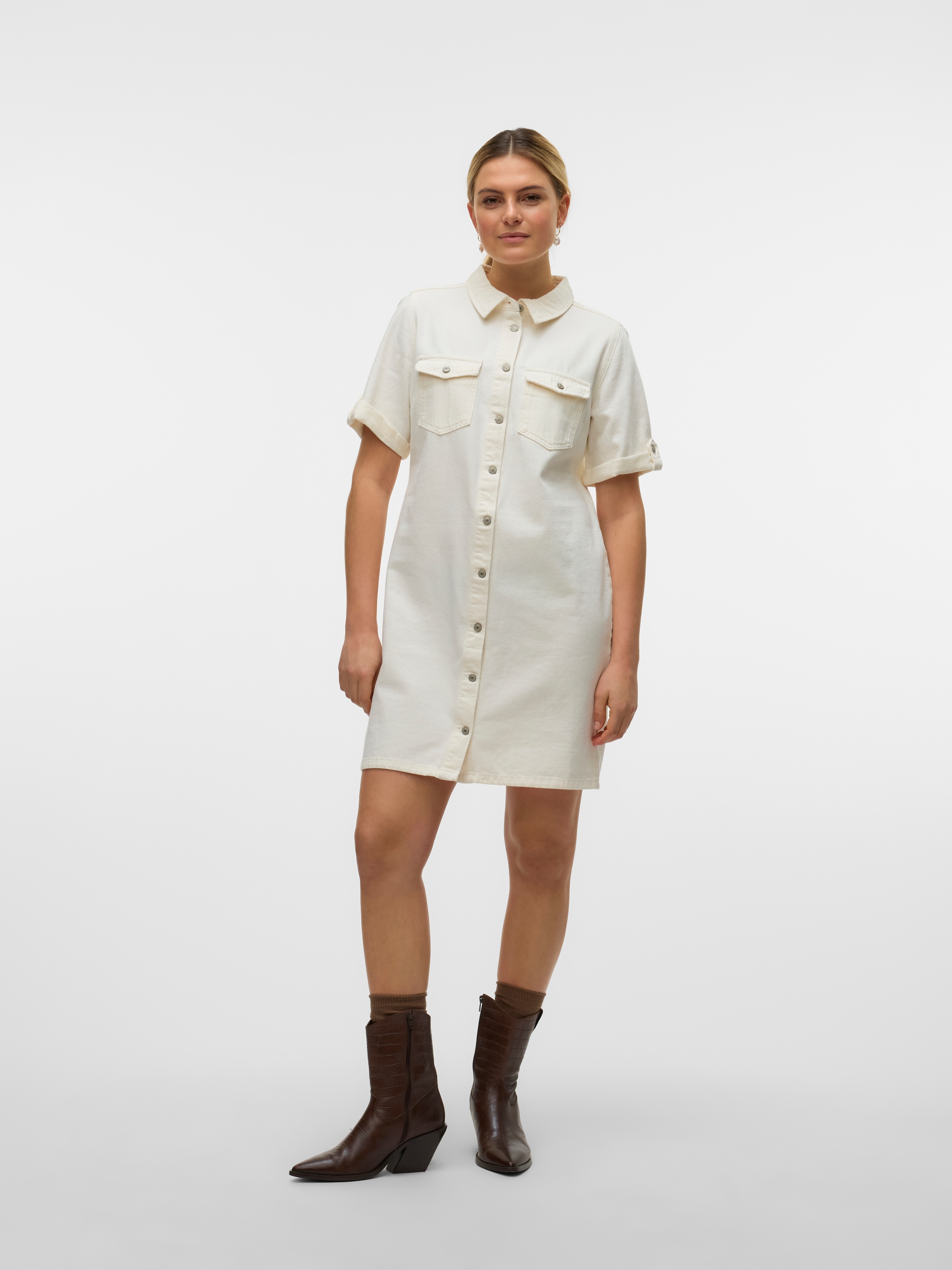 Vero Moda Jeanskleid »VMJENNIE SS SHORT DENIM DRESS NOOS«