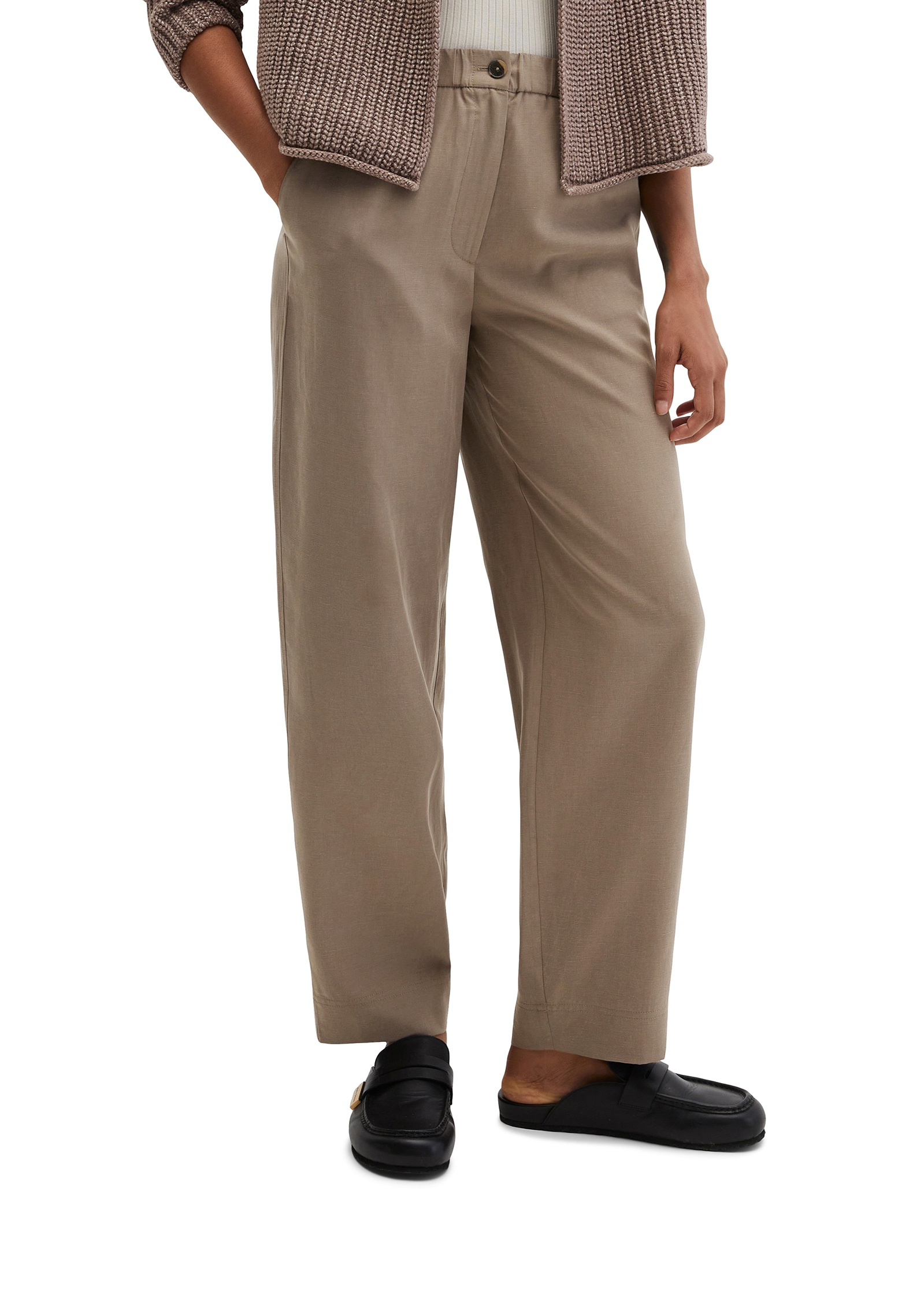 Marc O'Polo Dehnbund-Hose »MINU Barrel«  Model Minu barrel aus Lyocell-Leinen-Mix