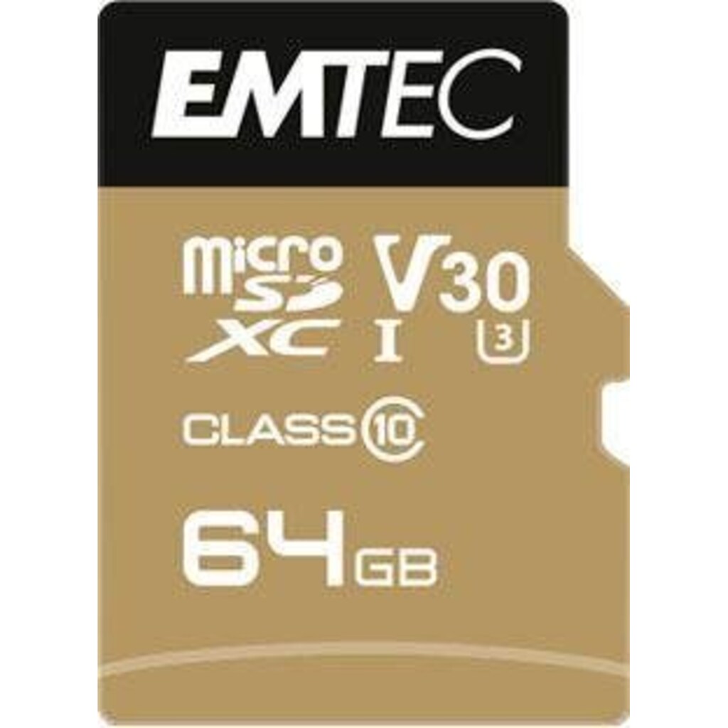 EMTEC Speicherkarte »microSD UHS-I U3 V30 SpeedIN PRO«, (UHS Class 1 95 MB/s Lesegeschwindigkeit)