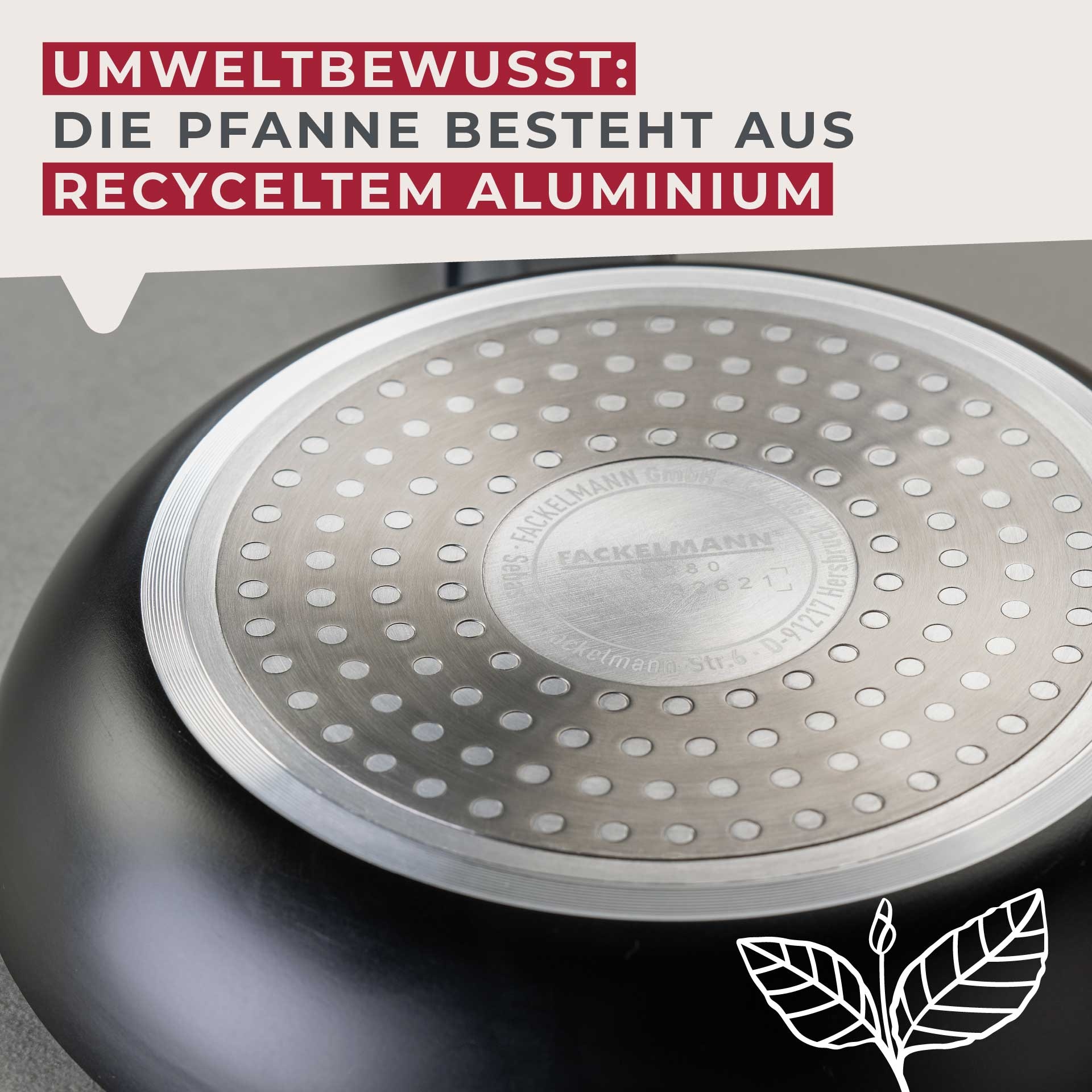 FACKELMANN Bratpfanne »Statement« Aluminium Set, 2 Stk. tlg. 2er Pfannenset Statement – Bratpfannen, Kochpfannen, Aluminium-Pfannen